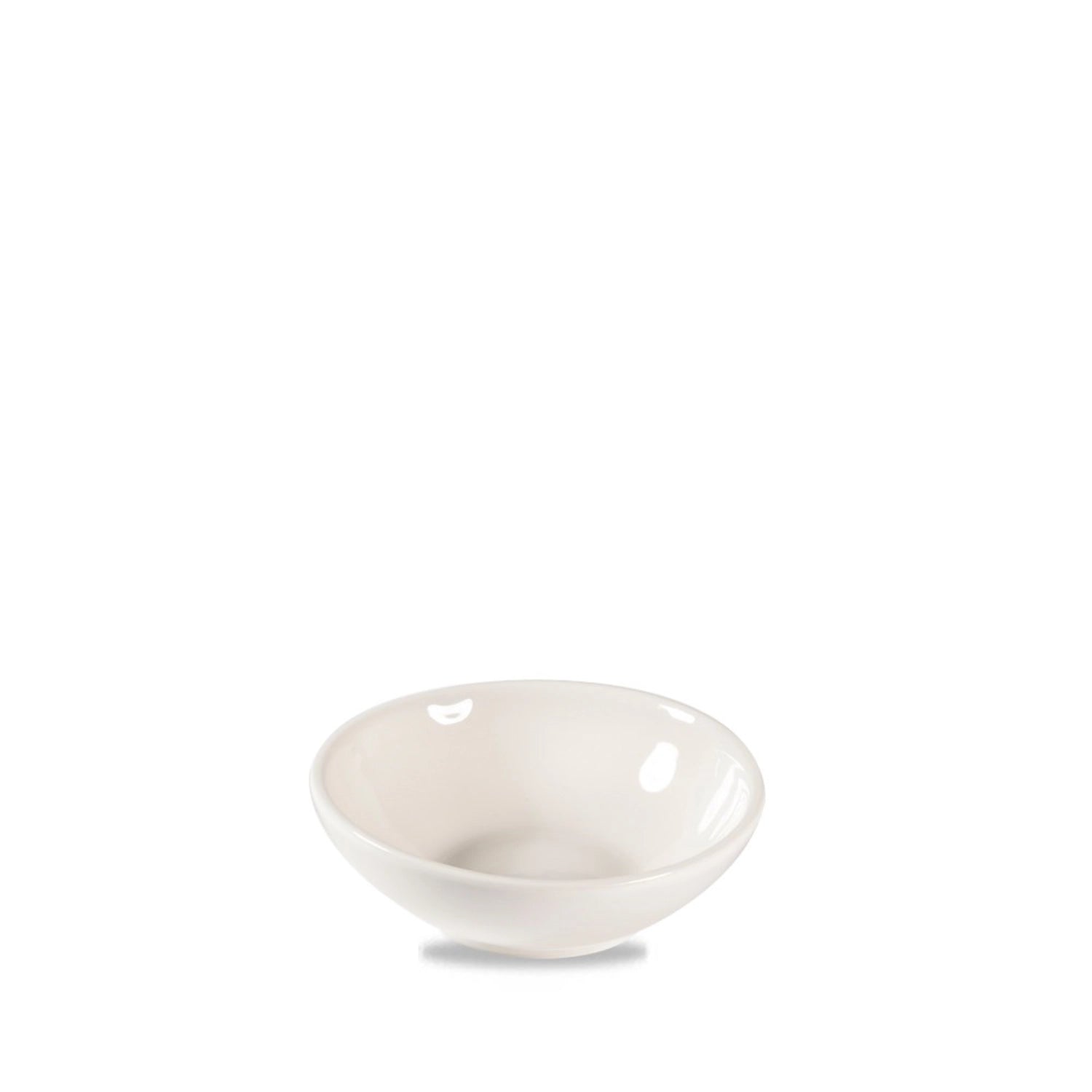 Elegante weiße Schale von Churchill mit stilvollem Design, 11.6cm Durchmesser, ideal für Snacks und kleine Beilagen.