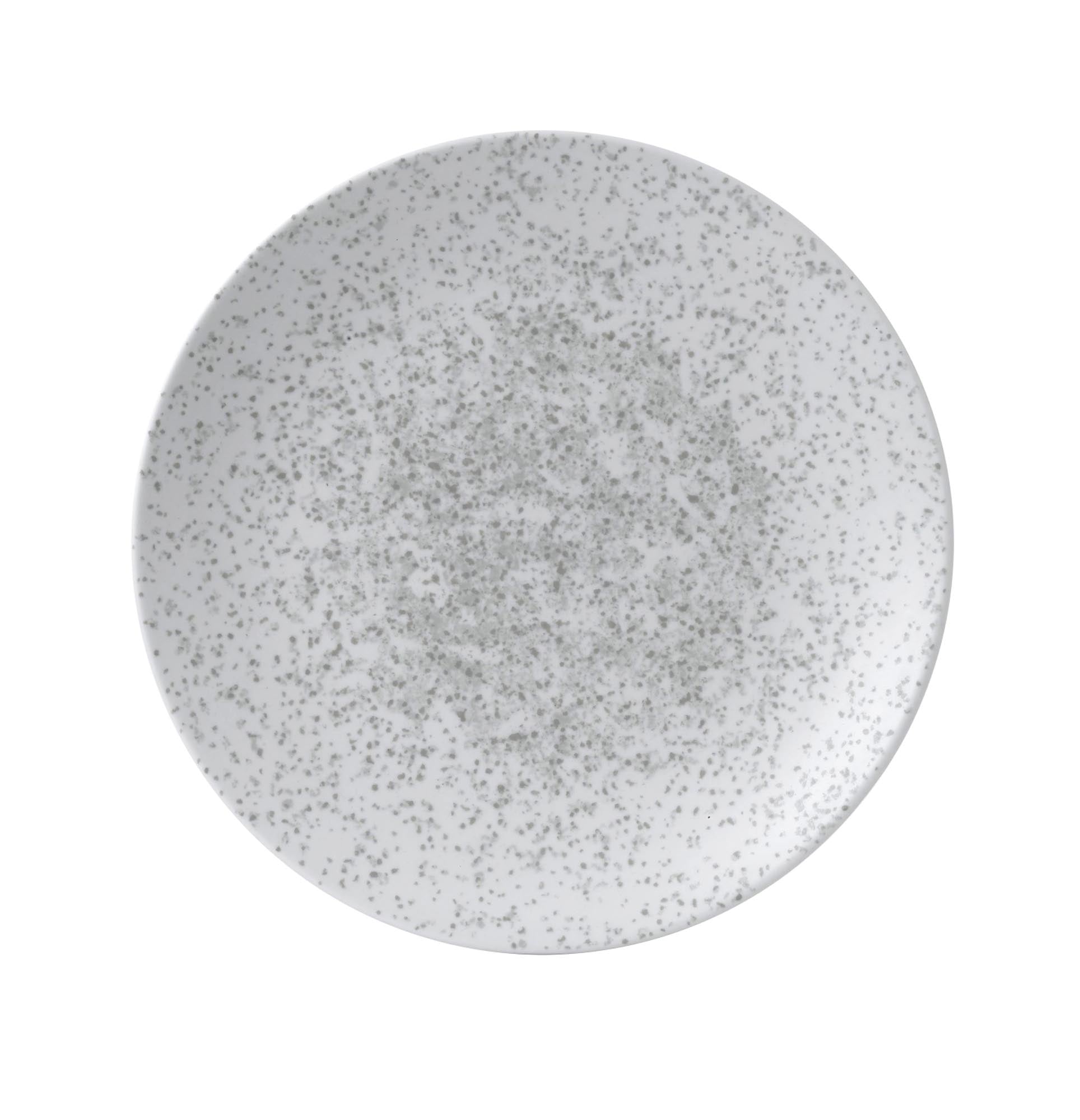 Eleganter, robuster Porzellanteller (29cm) in schlichtem Weiss. Ideal für Hauptgerichte, spülmaschinenfest, mikrowellengeeignet.