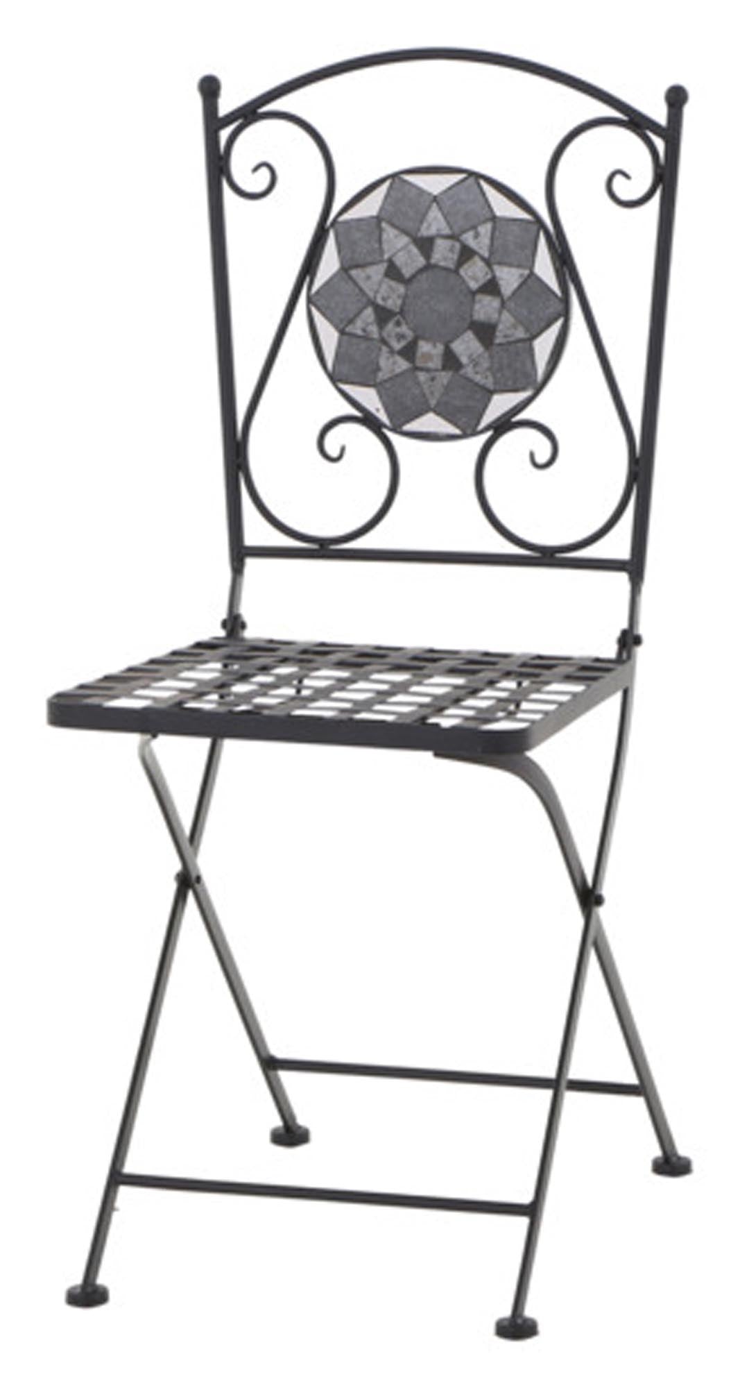 Entdecken Sie den SIENA GARDEN Klappstuhl Como ohne Armlehne in Mosaikoptik – stilvoll, wetterfest und platzsparend für Ihren Garten.