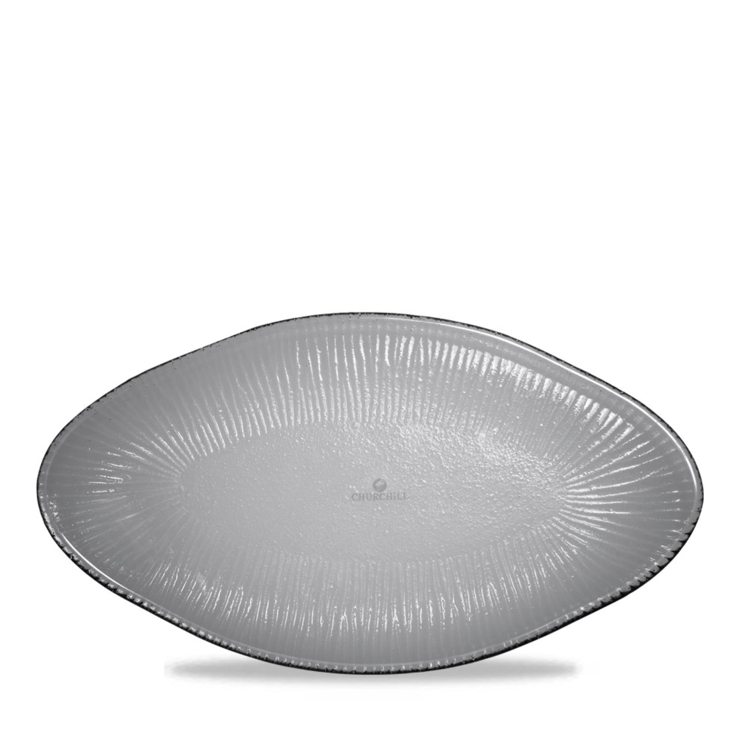 Stilvolle ovale Schale aus organischem Bambus von Churchill, 16,2 x 29,5 cm, ideal für Servieren und Dekorieren, umweltfreundlich und modern.