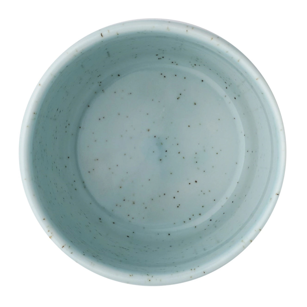 Brauner Becher aus Keramik/Porzellan der Nourish Siena Duck Egg Serie von Churchill, Durchmesser 8.7cm, Höhe 8.2cm, 30cl Fassungsvermögen.