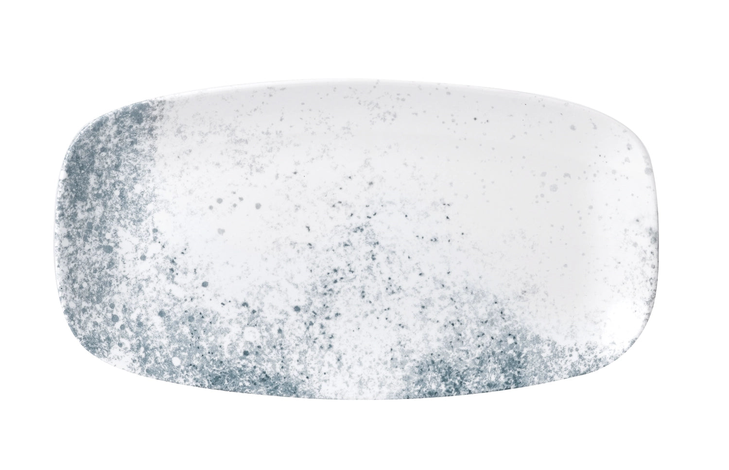 S.P<tc>Haze</tc> Blue rectangular plate 35.5x18.9cm