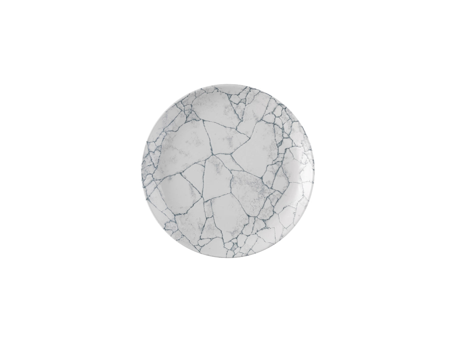 S.P. Kintsugi Pearl Gray Coupe plate 28.8cm