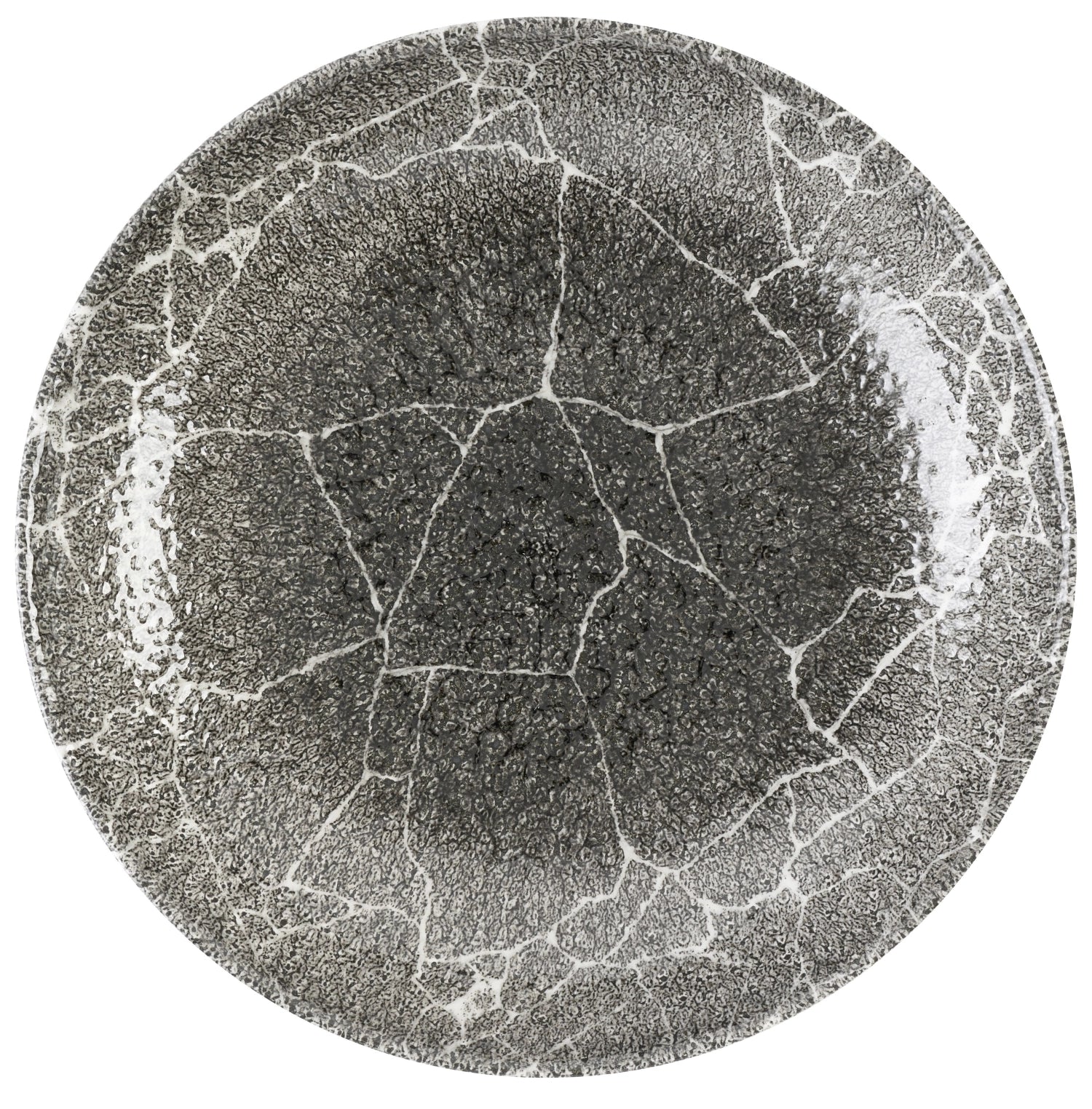 Entdecken Sie den S.P. Kintsugi Reverse Quartz Black Teller von Churchill: elegantes Porzellan, modernes Design, vielseitig einsetzbar und spülmaschinenfest.