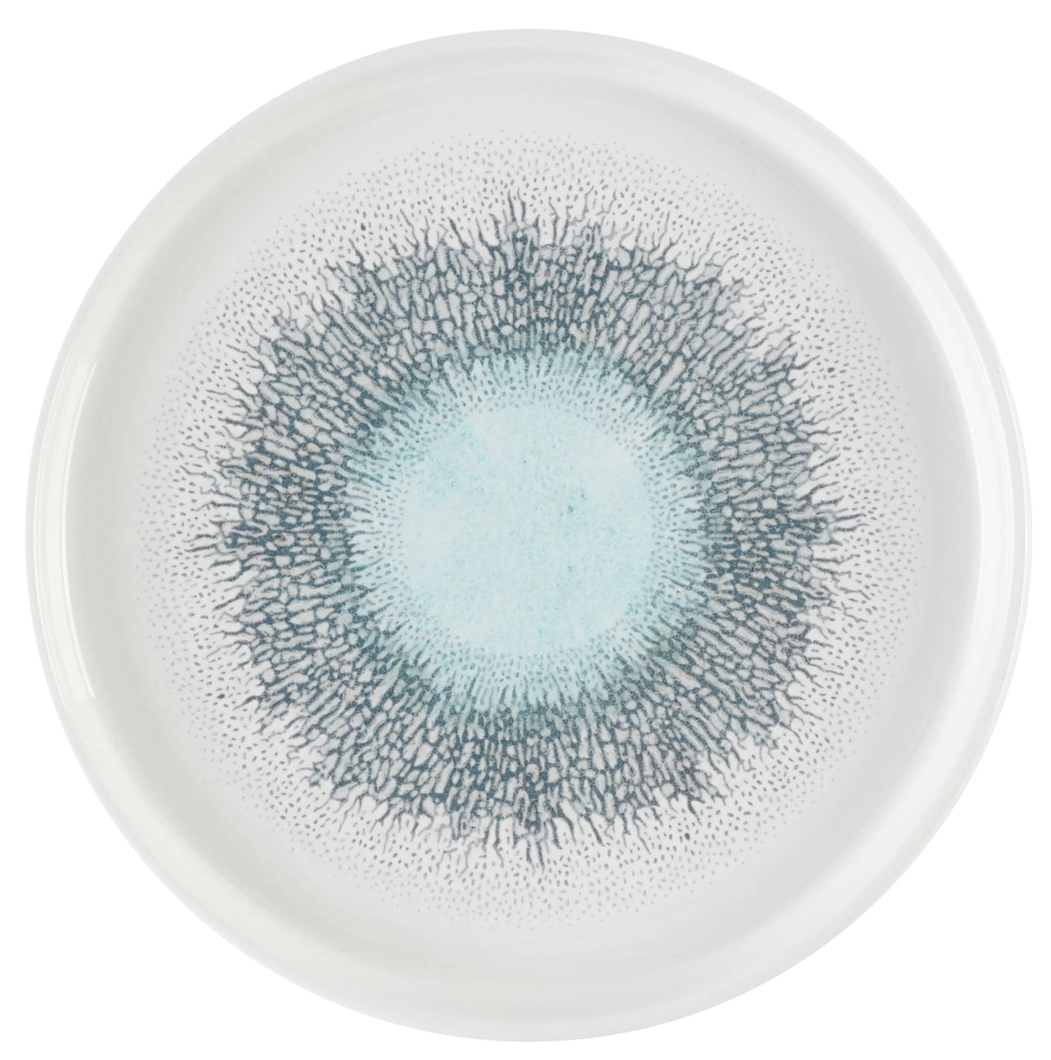 S.P. Fusion Blue Chefs Walled Plate 21cm