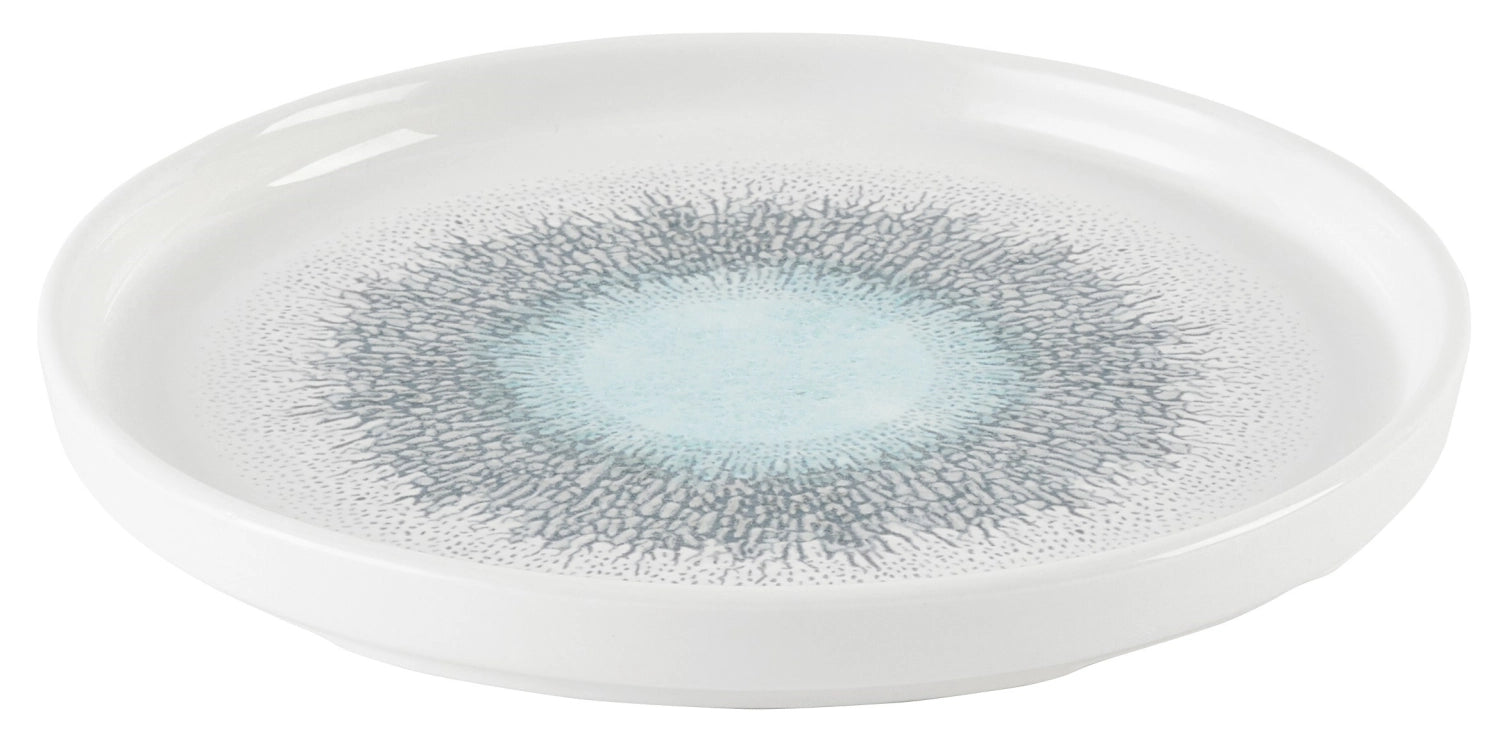 S.P. Fusion Blue Chefs Walled Plate 21cm