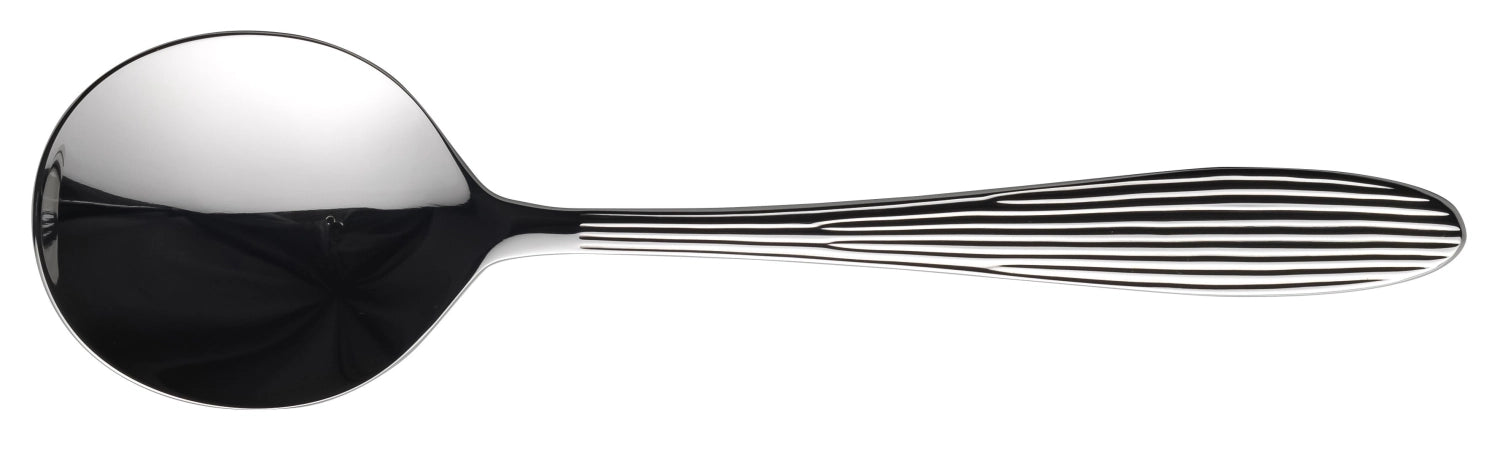 Eleganter Agano Suppenlöffel von Churchill, 16,9 cm, ideal für Suppen und Eintöpfe, mit stilvollem Design und komfortablem Griff.