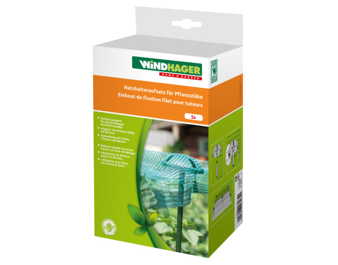 WINDHAGER Netzhalteraufsatz für Pfalnzenstäbe in präsentiert im Onlineshop von KAQTU Design AG. Gartenpflege ist von WINDHAGER