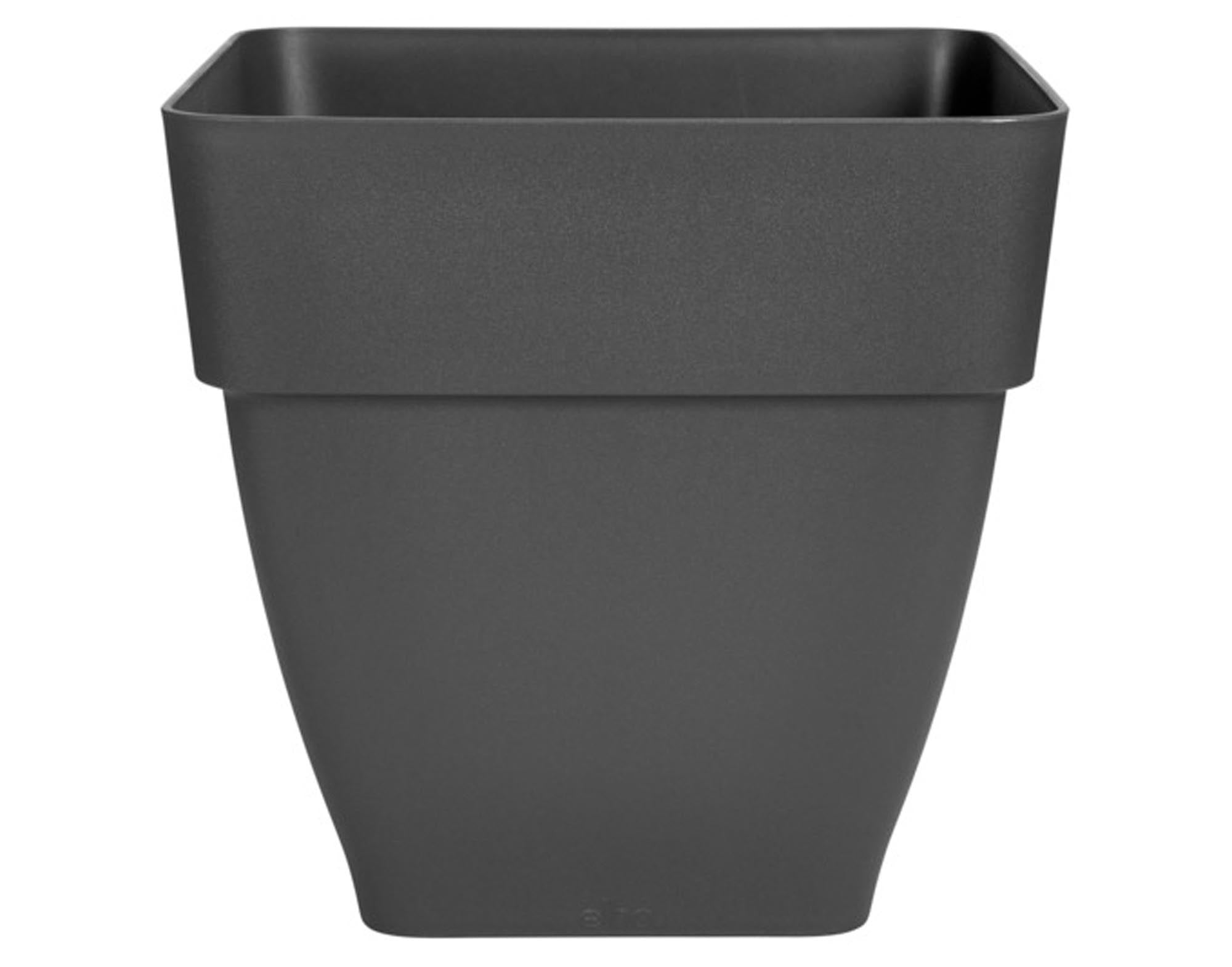 Entdecken Sie das ELHO Pflanzengefäss Vibia Campana quadrat 37x36 cm in anthrazit. Langlebig, wetterbeständig und stilvoll für Ihr Zuhause oder Garten.