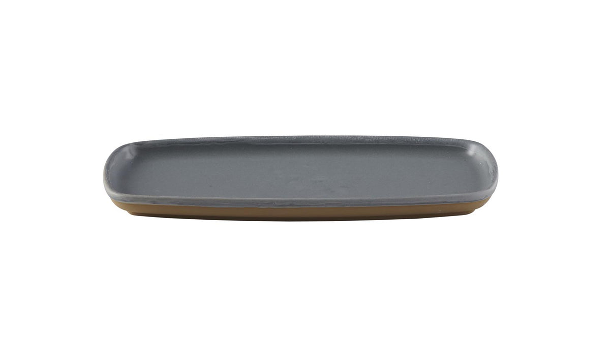 Emerge seattle grey Platte rechteckig 30x14.7cm in Silber präsentiert im Onlineshop von KAQTU Design AG. Platte ist von Churchill
