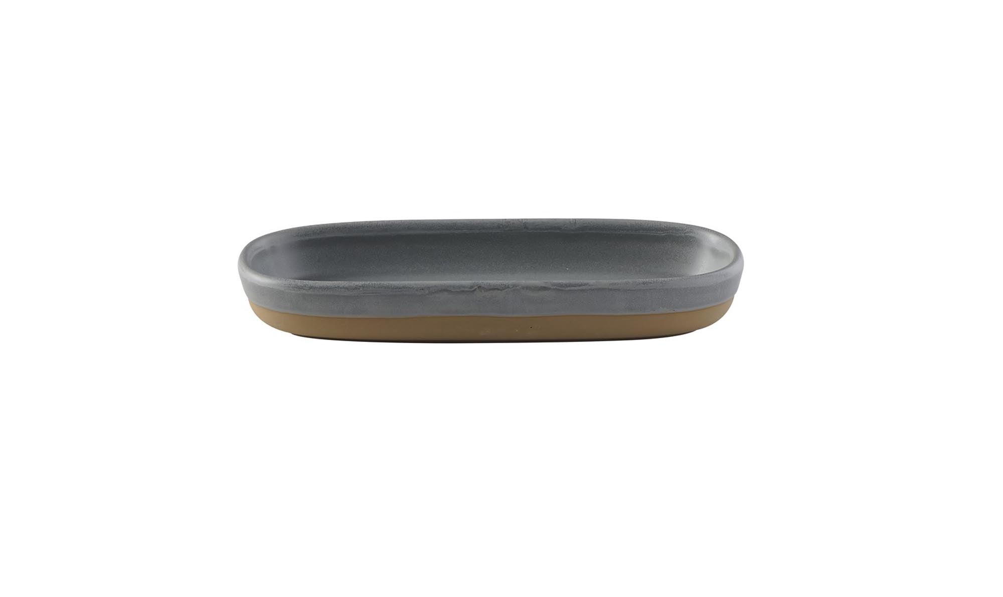 Elegantes Emerge Seattle Grey Tablett von Churchill, 23.3x10x3.3cm, ideal für stilvolle Präsentationen und Dekoration in jedem Raum.
