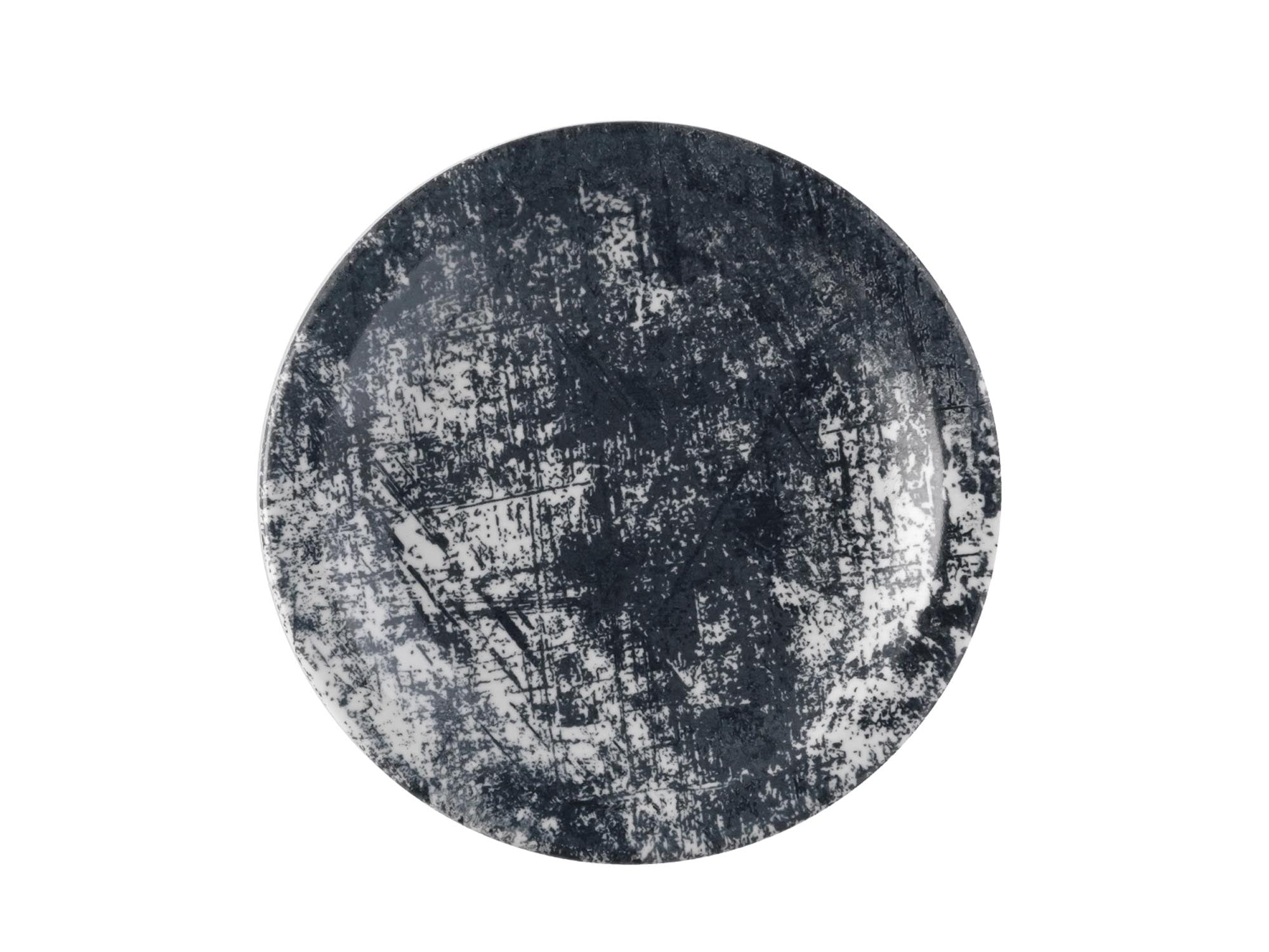 Eleganter Urban Black Teller von Churchill, 15,2 cm, aus hochwertiger Keramik. Ideal für stilvolle Präsentationen.