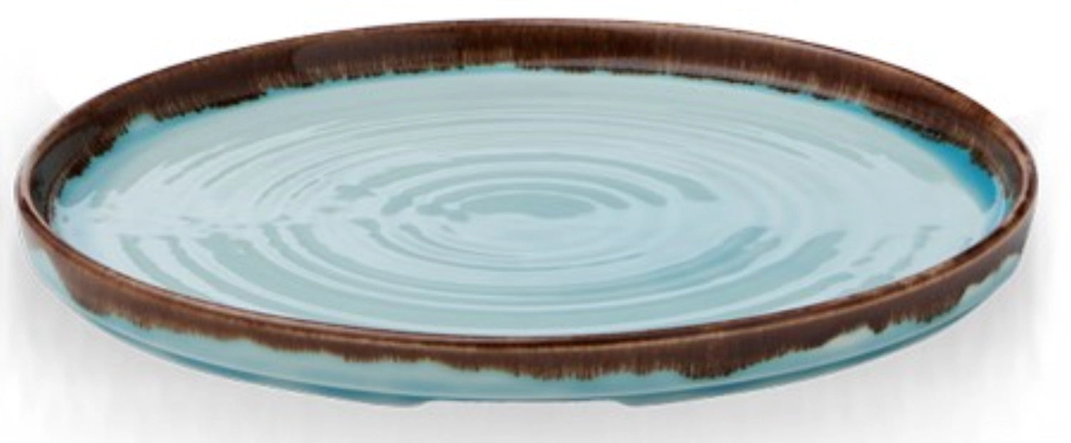Eleganter 26 cm Teller aus der Harvest Turquoise Kollektion von Churchill, ideal für stilvolle Tischdekoration und besondere Anlässe.