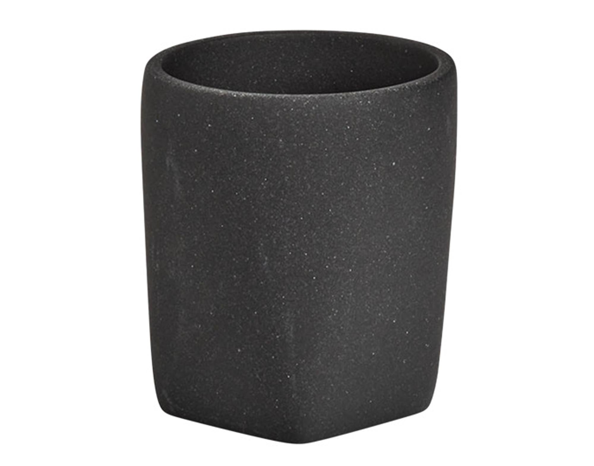 Entdecken Sie den ZELLER Zahnputzbecher Dark Stone aus hochwertigem Polyresin. Stilvoll, langlebig und pflegeleicht – ideal für Ihr Badezimmer!