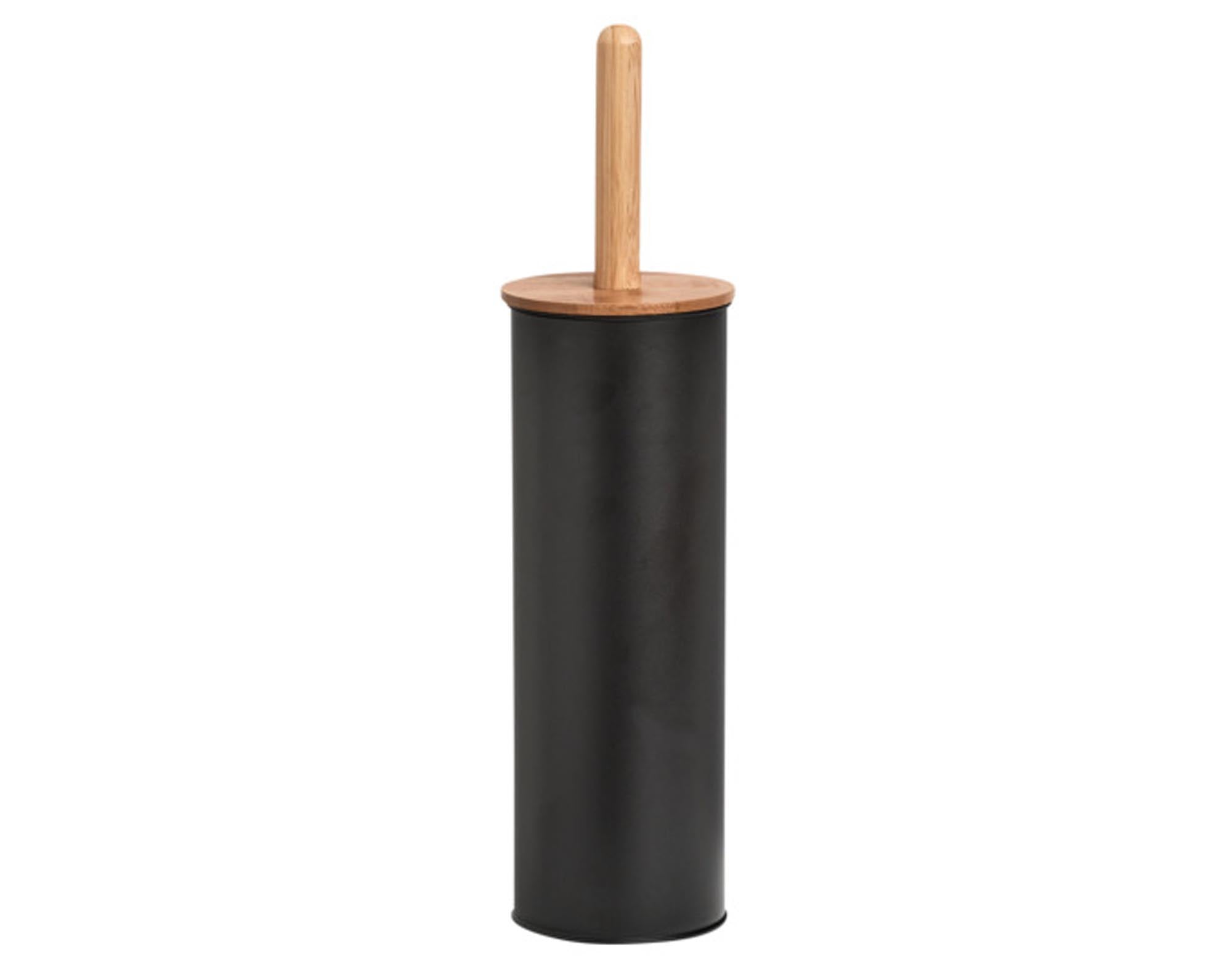 Entdecken Sie die ZELLER WC-Bürstengarnitur Bamboo Metall in schwarz. Stilvolles Design, langlebige Materialien und hygienische Reinigung für Ihr modernes Badezimmer.