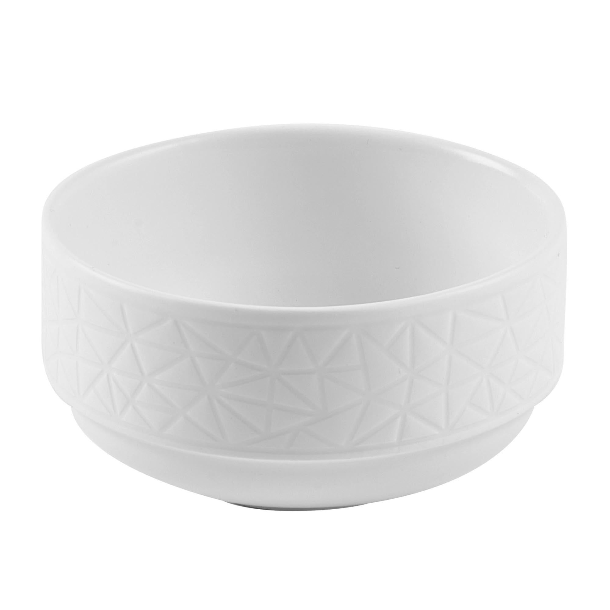 Elegante Suppentasse aus Porzellan, 28,4cl, mit modernem abstraktem Design. Ideal für stilvolle Tischdekoration.