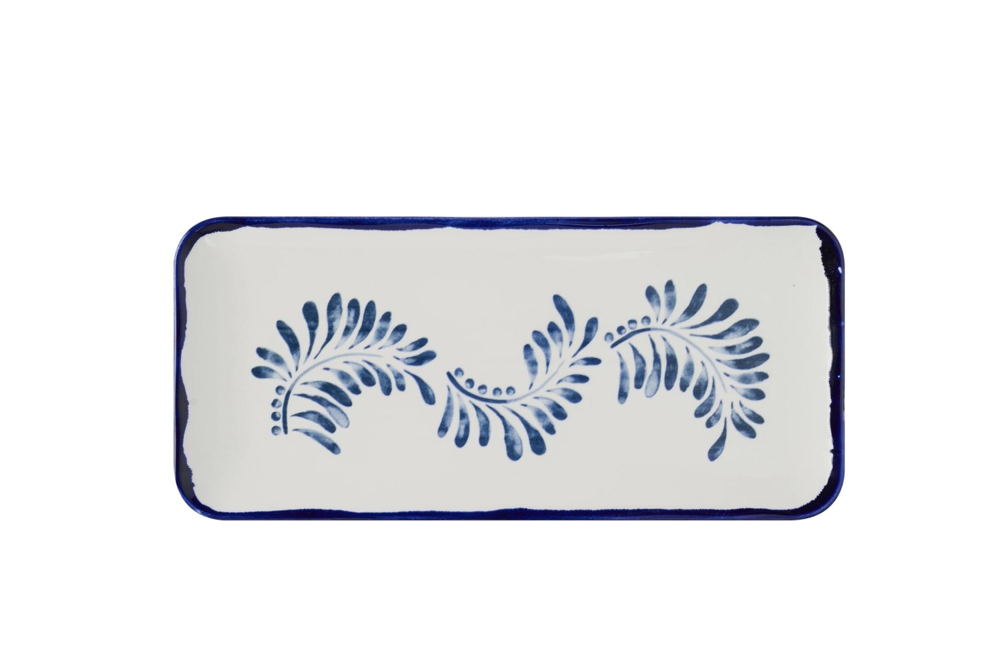 Elegante, langlebige Keramikplatte (34.6x15.6cm) von Churchill, ideal für stilvolle Präsentationen. Spülmaschinen- und ofenfest.