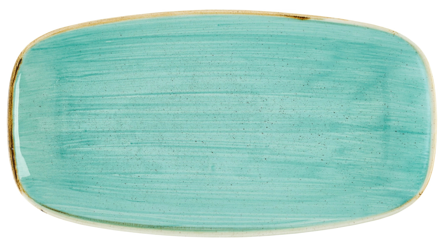 Entdecken Sie die Stonecast Mint Chefs Oblong Platte von Churchill (35,5x18,9 cm) – stilvolles Porzellan für Restaurants und Zuhause.