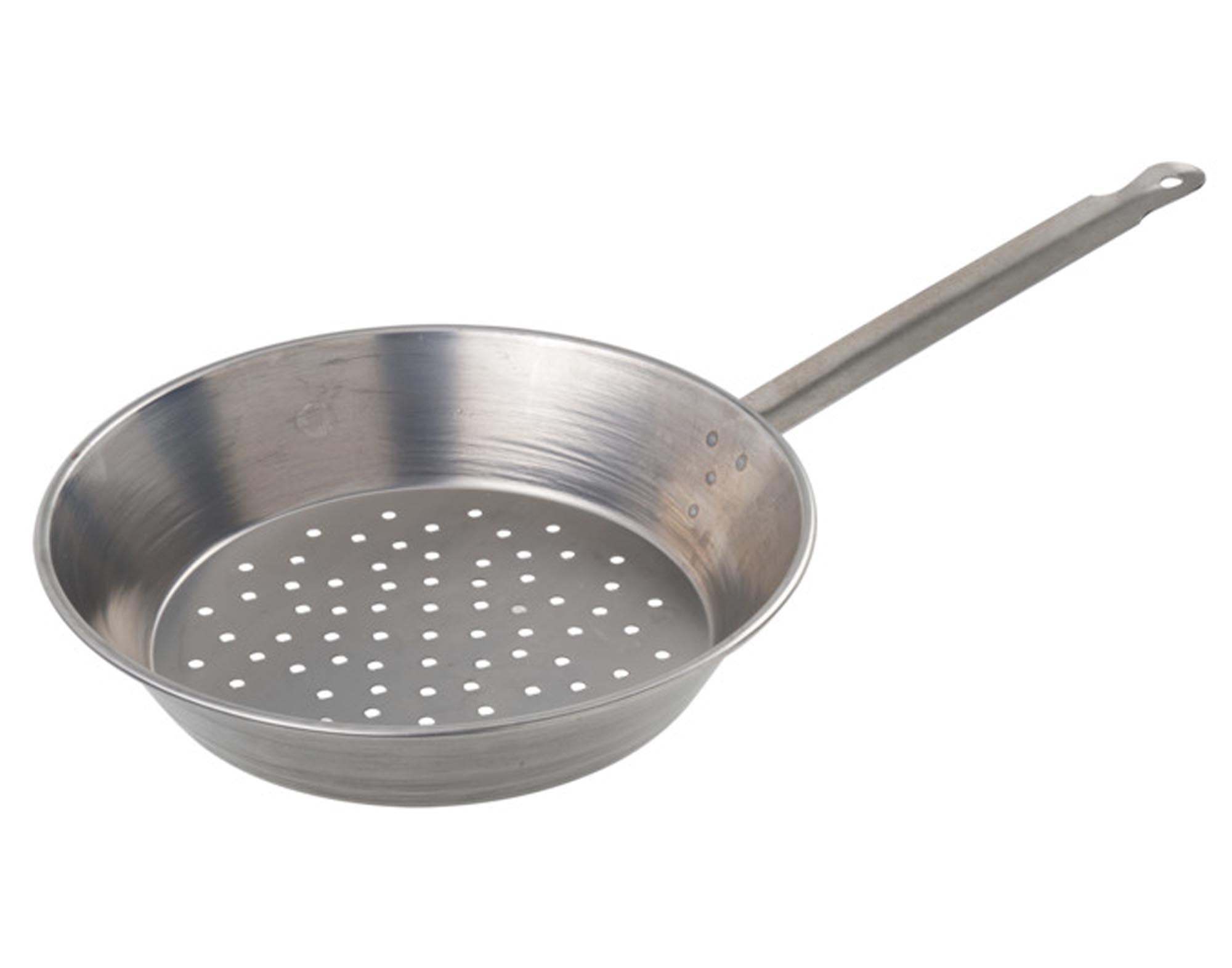 Entdecken Sie die EVA Marronipfanne Eisen ø 30 cm – ideal für Maroni, mit robuster Bauweise, natürlicher Antihaftwirkung und vielseitig einsetzbar.