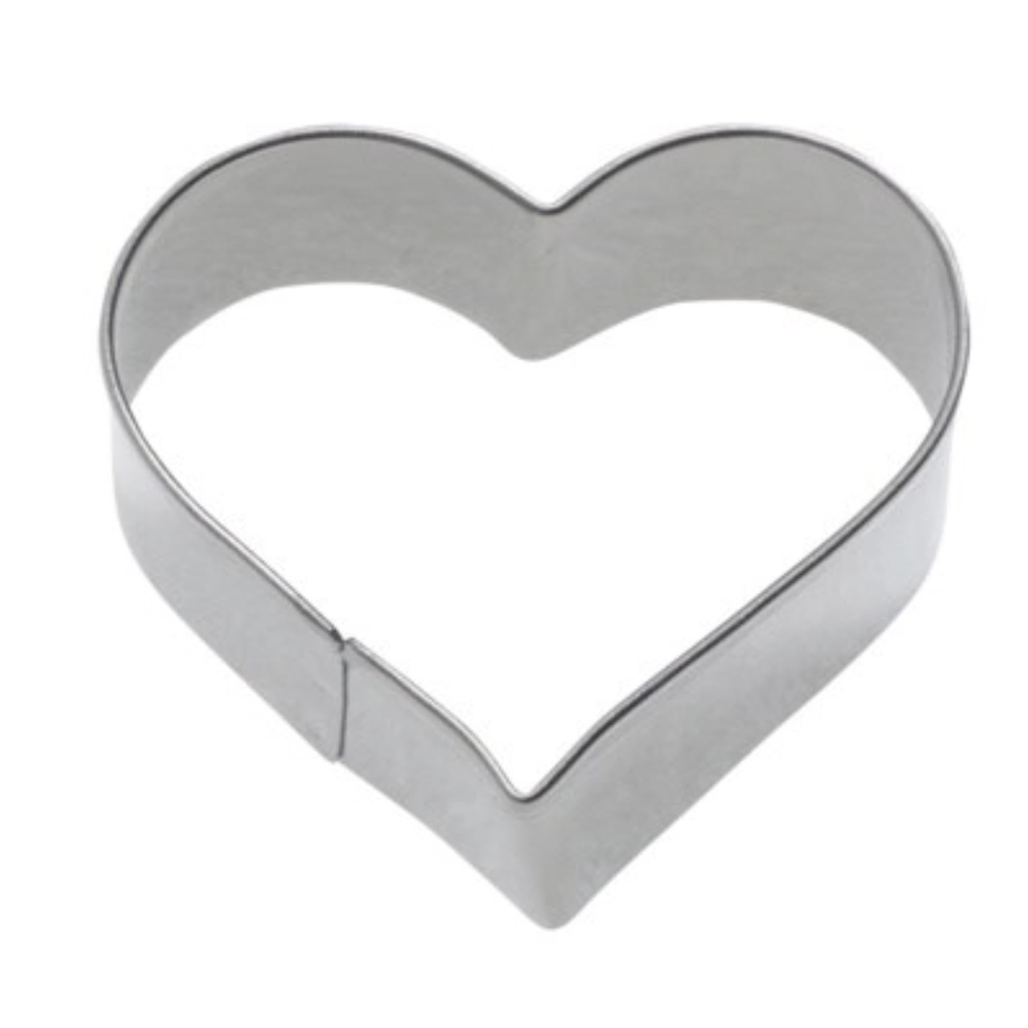 Set mit 3 Herz-Ausstechformen (2, 3, 4 cm) aus Edelstahl von Westmark, perfekt für Backen und Dekorieren mit Liebe zum Detail.