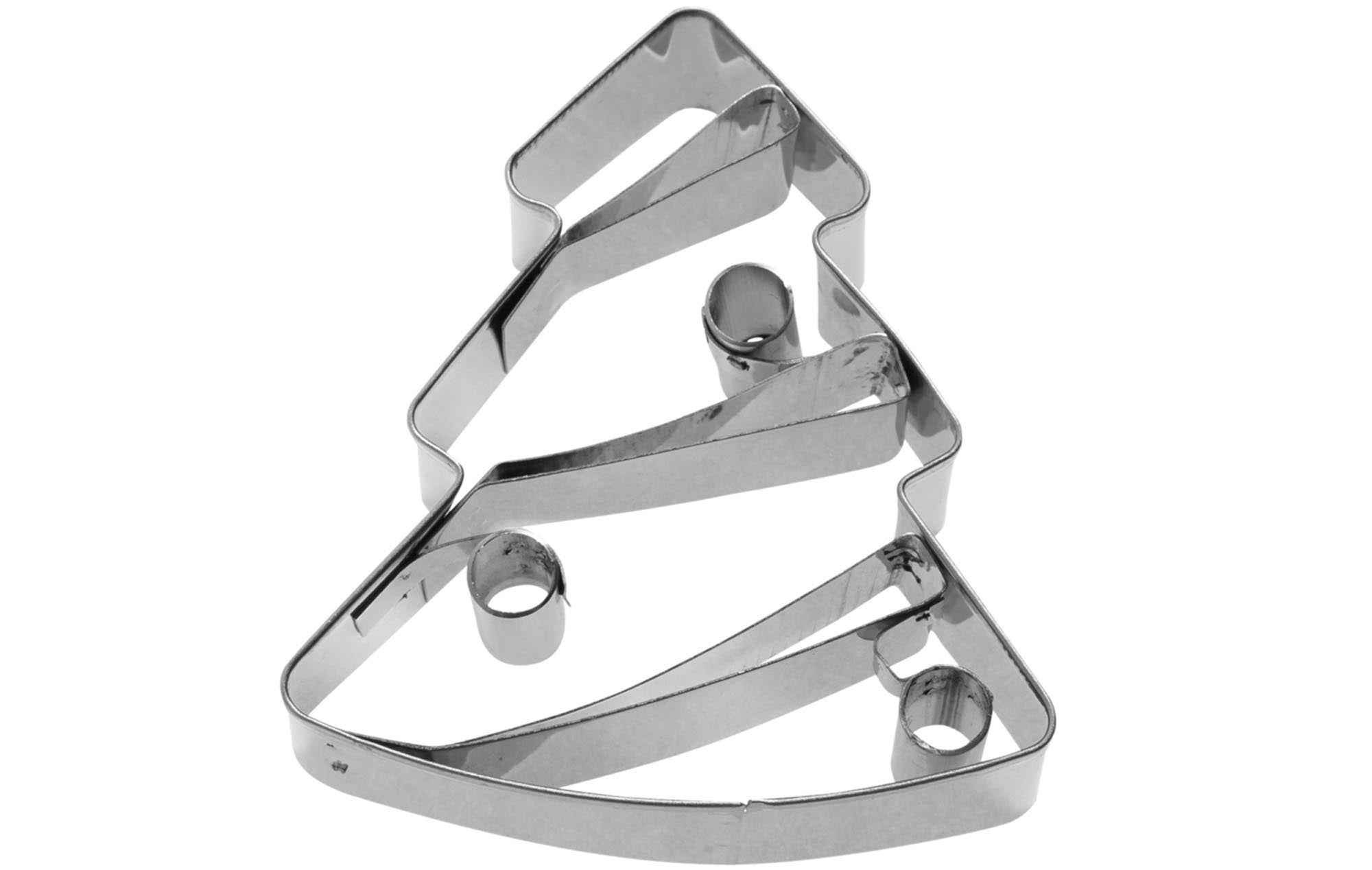 Entdecken Sie die Ausstechform Tannenbaum 2D von Westmark! Ideal für Weihnachtsplätzchen, aus hochwertigem Edelstahl, langlebig und leicht zu reinigen.