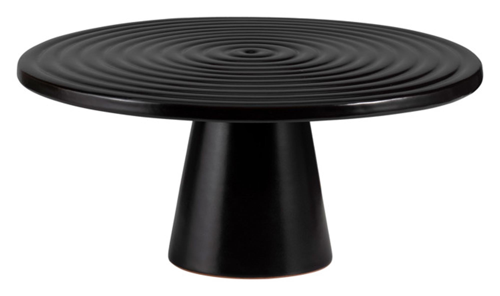 Entdecken Sie den eleganten DUTCHDELUXES Teller auf Fuß in schwarz matt (ø 25 cm) – ideal für stilvolle Präsentationen von Speisen und ein Hauch von Luxus für Ihr Zuhause.