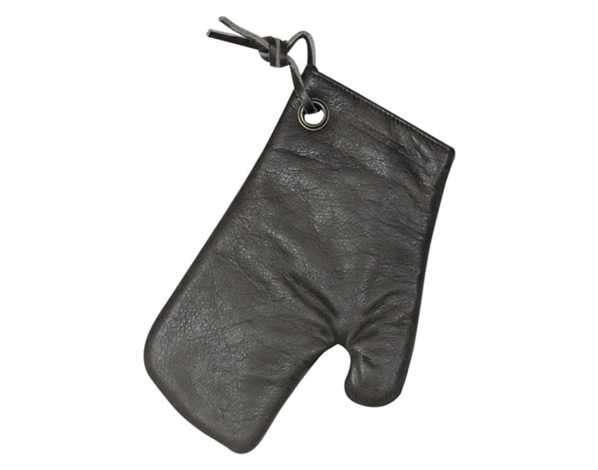 Hochwertiger Ofenhandschuh aus Leder von DUTCHDELUXES: idealer Schutz, elegantes Design und optimaler Komfort für alle Backfreunde.