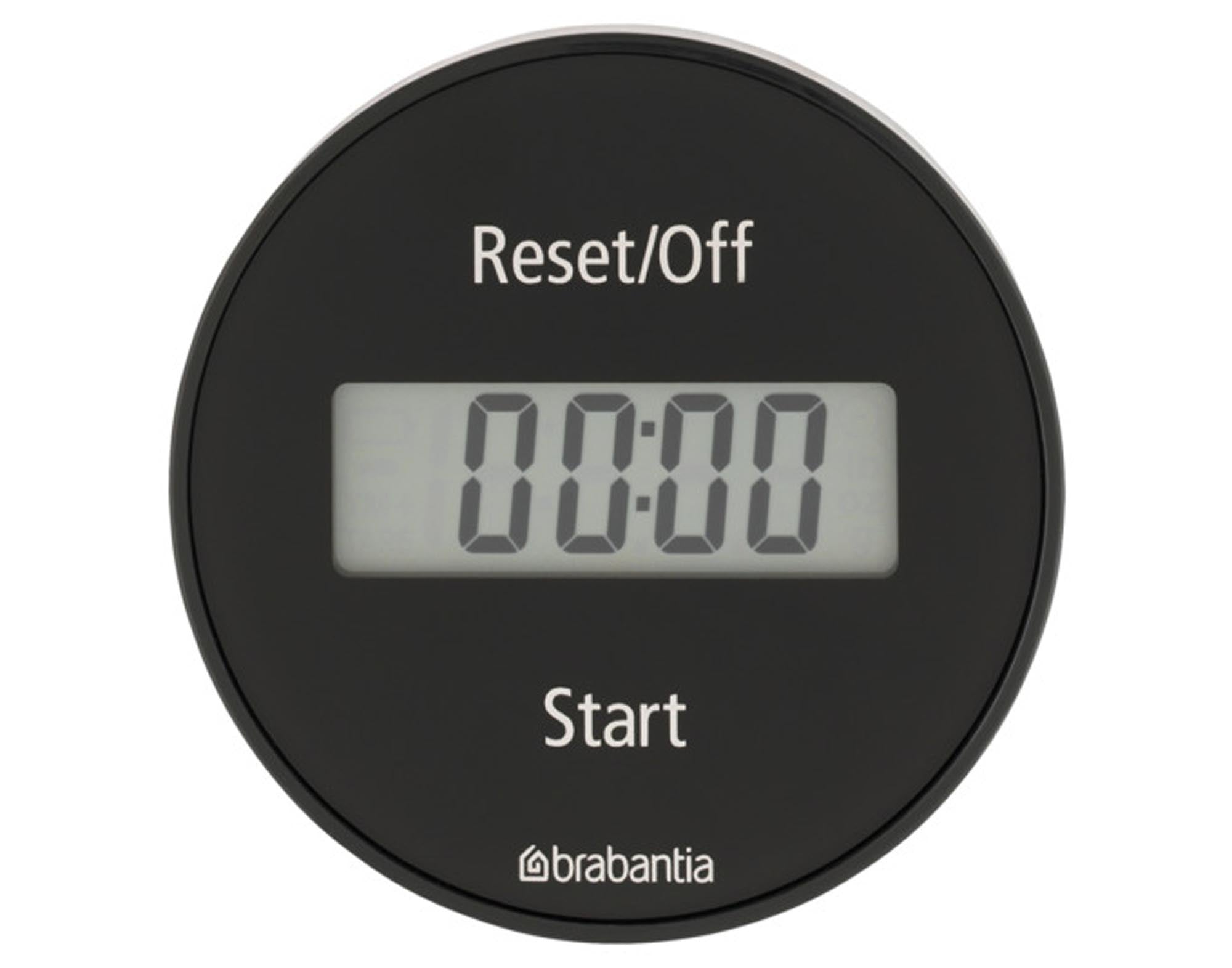 Entdecken Sie den BRABANTIA Küchentimer Tasty+ in dark grey – Ihr zuverlässiger Küchenhelfer für präzises Kochen und Backen. Mit Countdown-Funktion und lautem Alarm!