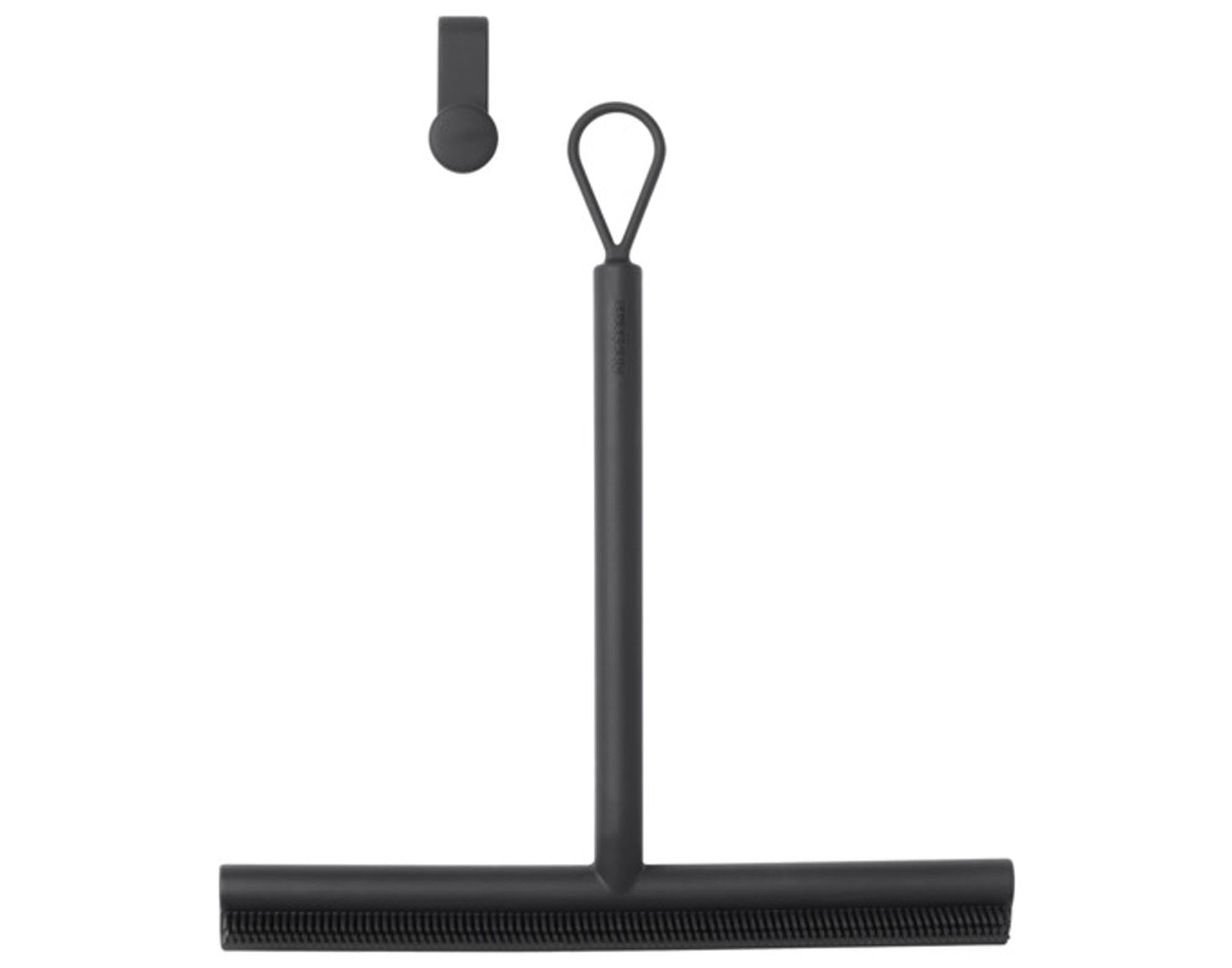 Der BRABANTIA Duschwischer ReNew in dark grey sorgt für streifenfreie Sauberkeit in Ihrem Badezimmer. Hochwertige Materialien, ergonomisches Design und praktischer Haken für einfache Aufbewahrung.