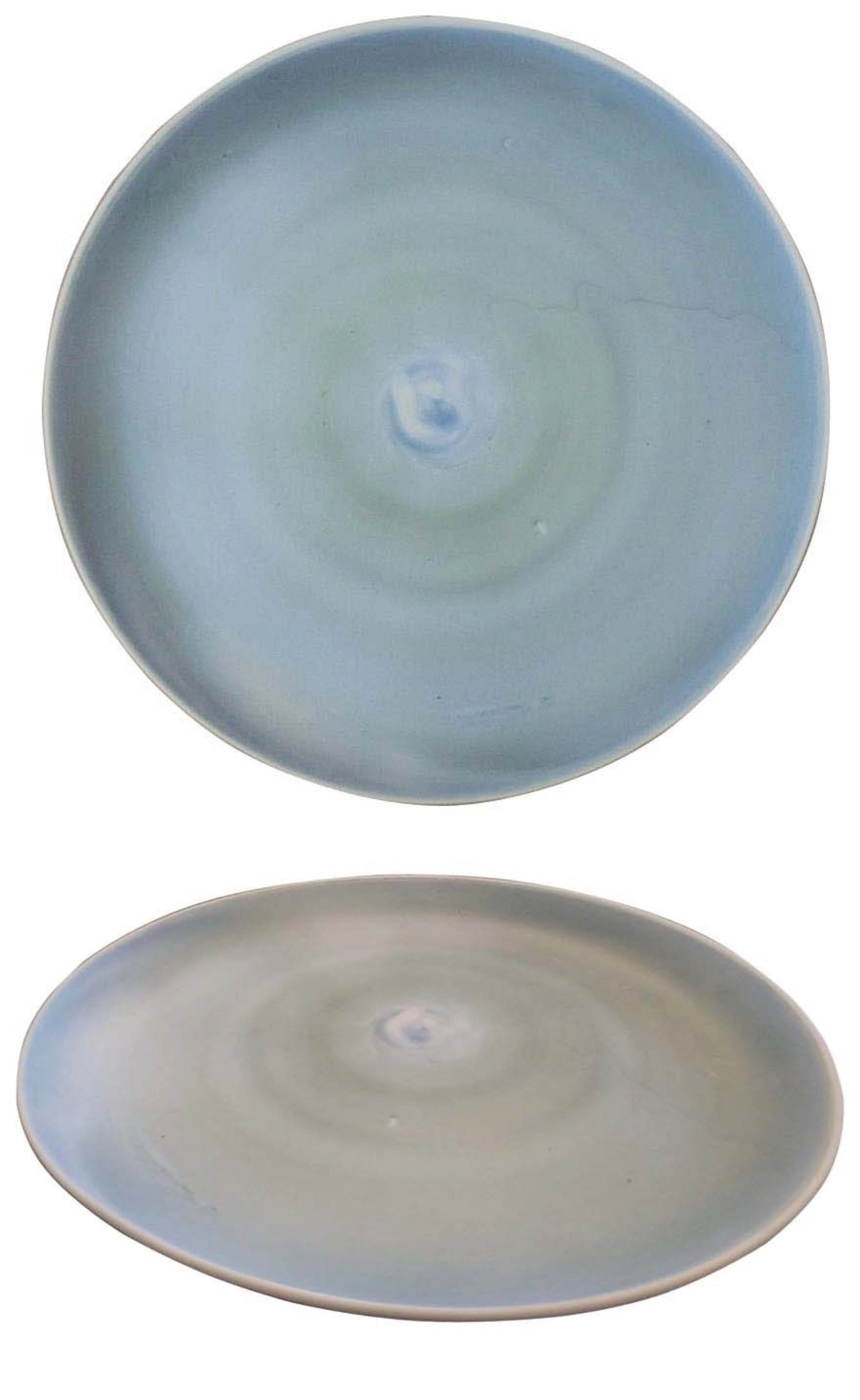 Diva 06 Teller halbtief 27cm H2cm matt blau in Blau präsentiert im Onlineshop von KAQTU Design AG. Teller ist von Royale