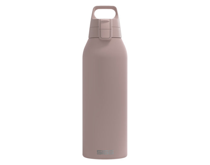 SIGG Bottle Shield One 1L: Leichtes Aluminium, zitroniges Design, BPA-frei, isoliert, kratzfest, ideal für Sport & Freizeit.