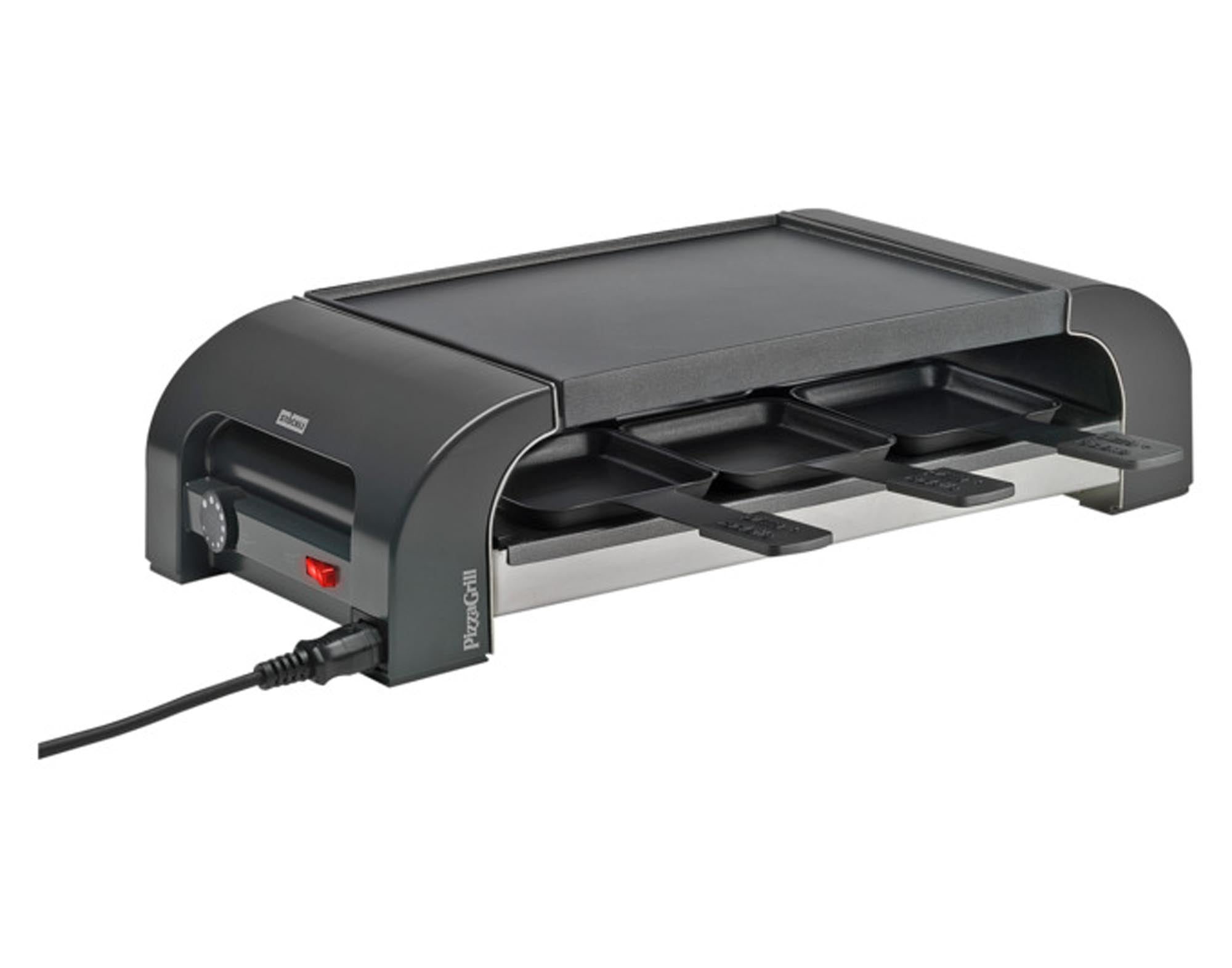 Entdecken Sie den STÖCKLI Pizzagrill for6 in Anthrazit – ideal für gesellige Abende, stufenlose Temperaturregelung und hochwertige Materialien für perfekte Pizzen.