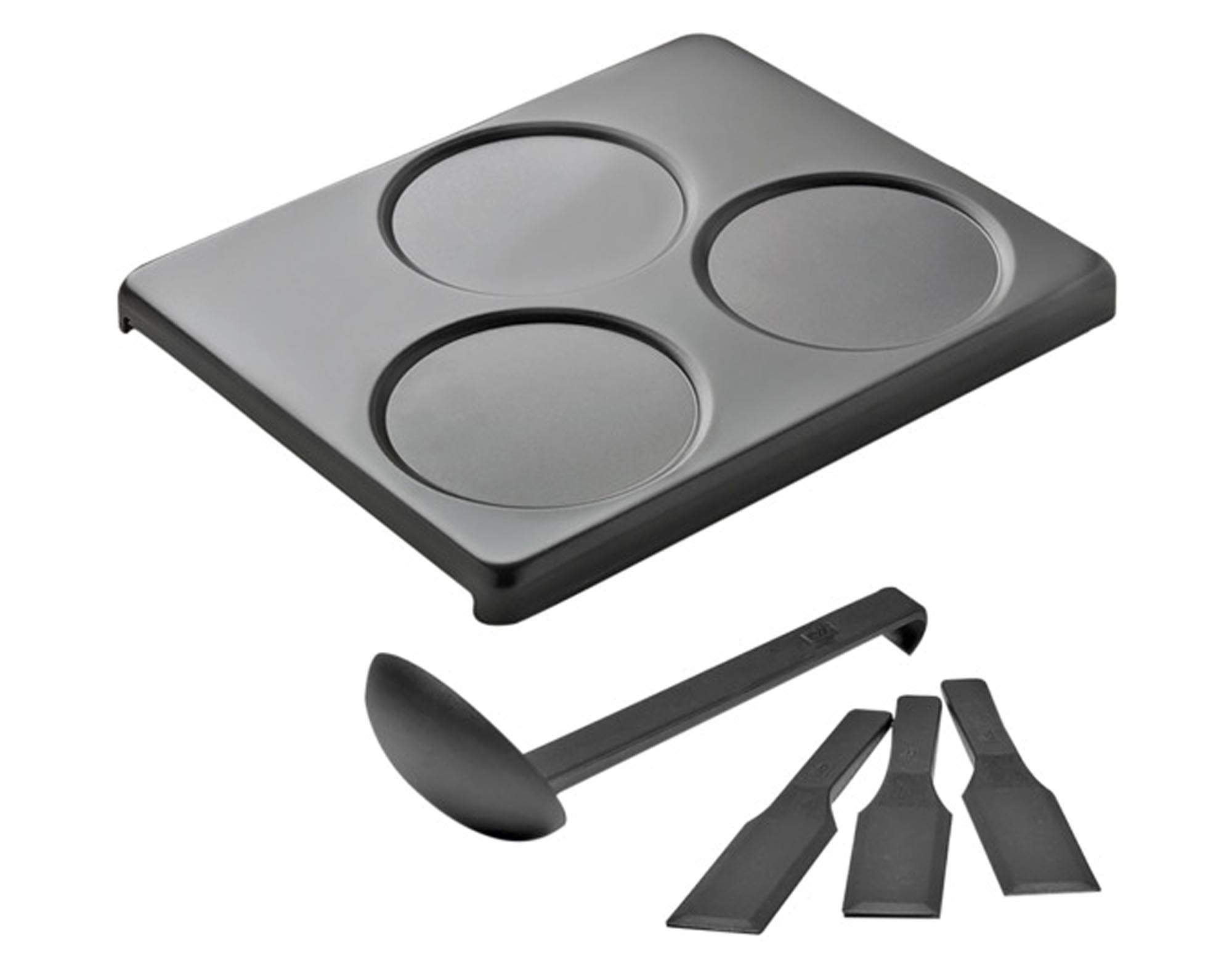 Entdecken Sie die STÖCKLI Crêpesplatte zu for6 – die perfekte Ergänzung für Ihre Grillplatte. Antihaftbeschichtet, vielseitig und leicht zu reinigen!