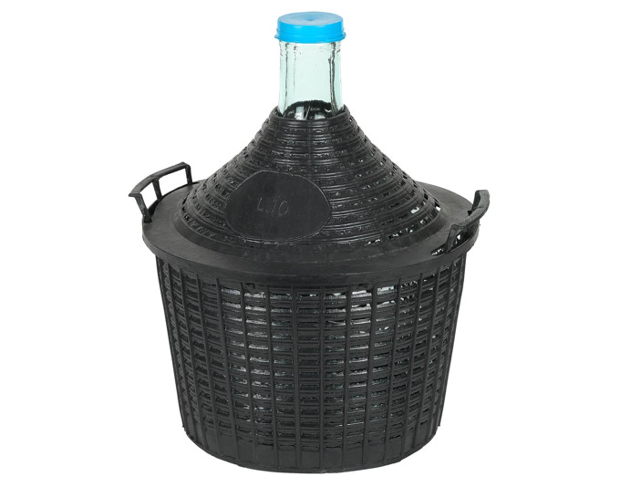 Entdecken Sie die 10-Liter-Korbflasche von SIENA GARDEN – ideal für die Lagerung und den Transport von Flüssigkeiten. Robust, lebensmittelecht und stilvoll!