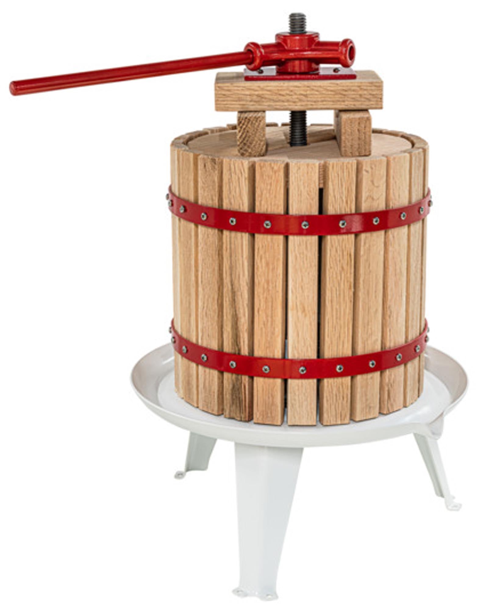 Entdecken Sie die SIENA GARDEN Obstpresse 12 l – ideal für Hobbygärtner! Robust, einfach zu reinigen und perfekt für frischen Saft aus Äpfeln, Birnen und Beeren.