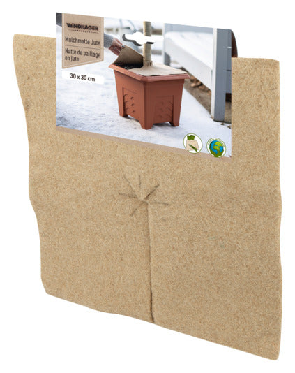 WINDHAGER Jute-DISC greenLine 50x50 cm natur in präsentiert im Onlineshop von KAQTU Design AG. Gartenpflege ist von WINDHAGER