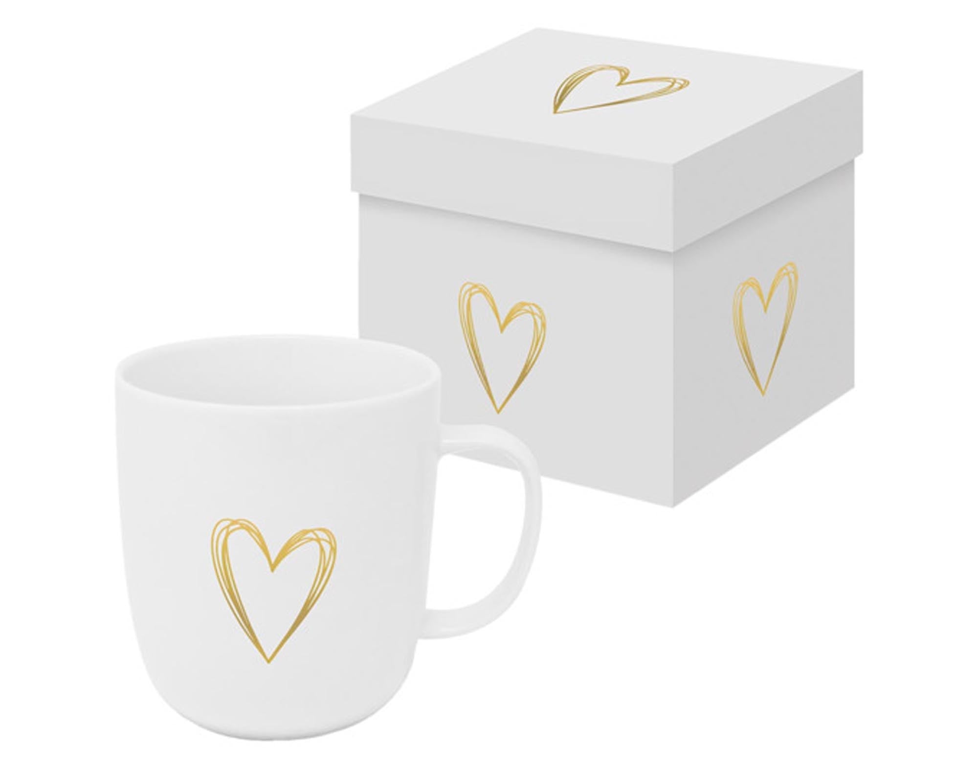 Entdecken Sie die elegante PPD Mug Matte GB Pure Heart gold – eine stilvolle, praktische Tasse aus hochwertigem Glas mit modernem Design und goldenen Akzenten.