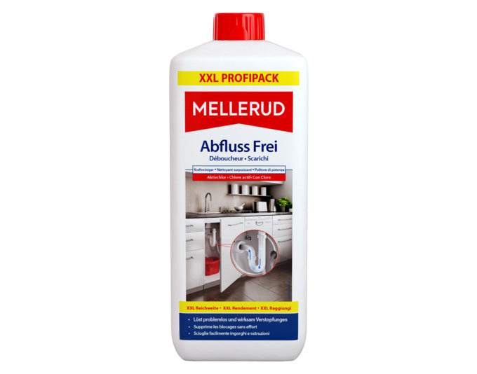 MELLERUD Abfluss Frei Kraftreiniger 1.75 l in  präsentiert im Onlineshop von KAQTU Design AG. Reinigungsmittel ist von MELLERUD
