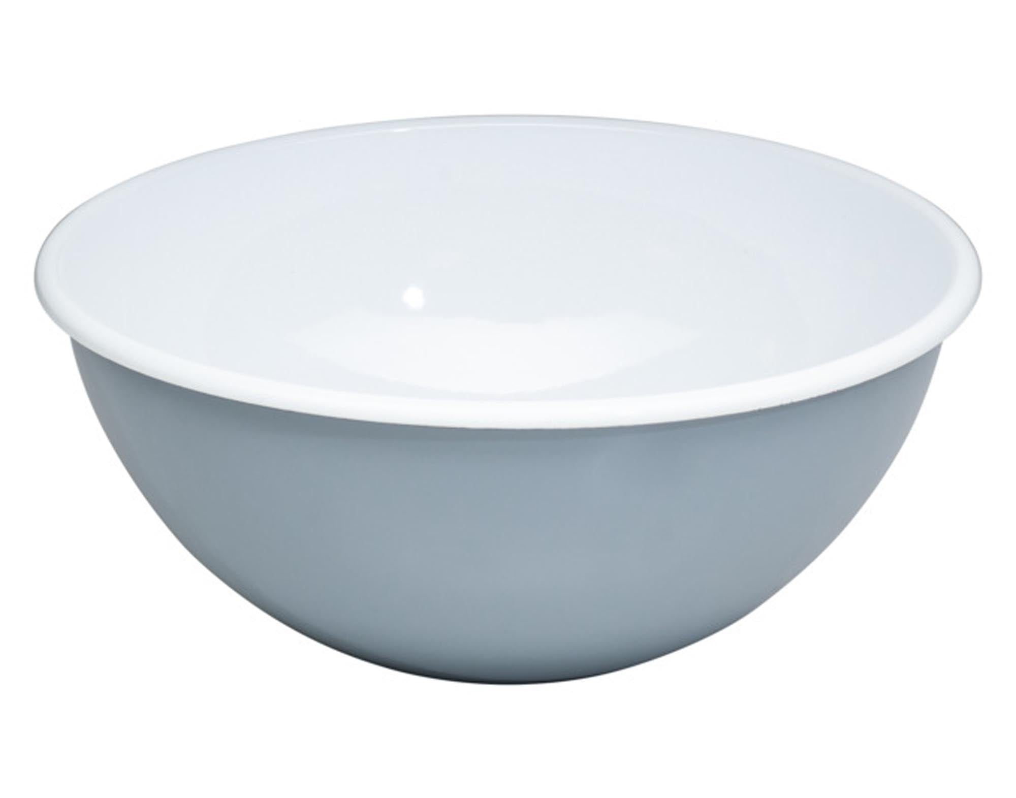 Entdecken Sie die RIESS Schüssel pure grey (4.0 l, ø 26x12.2 cm) aus emailliertem Stahlblech – langlebig, pflegeleicht und vielseitig für Küche und Tisch.