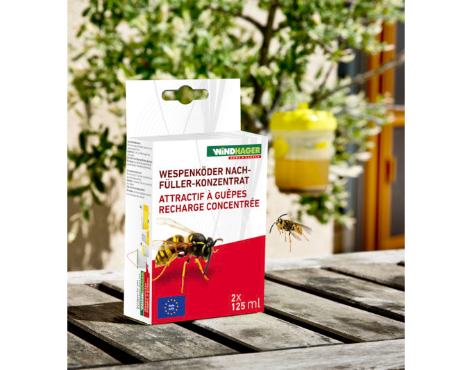 Schützen Sie Ihren Garten mit dem WINDHAGER Wespenköder 2x125ml – umweltfreundlich, bienenschonend und einfach anzuwenden!