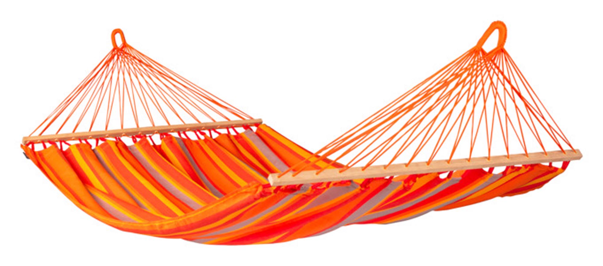 Genießen Sie entspannte Momente in der großzügigen Hängematte Alisio von LA SIESTA – ideal für Garten und Terrasse.