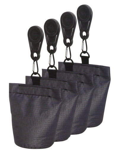 Sichern Sie Ihre Gartenmöbelabdeckungen mit dem PLATINUM AEROCOVER Sandsäcke Set. Vier robuste Sandsäcke für stabilen Halt bei jedem Wetter!