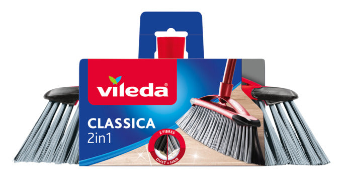 VILEDA Besen Classica 2in1 ohne Stiel in präsentiert im Onlineshop von KAQTU Design AG. Besen ist von VILEDA