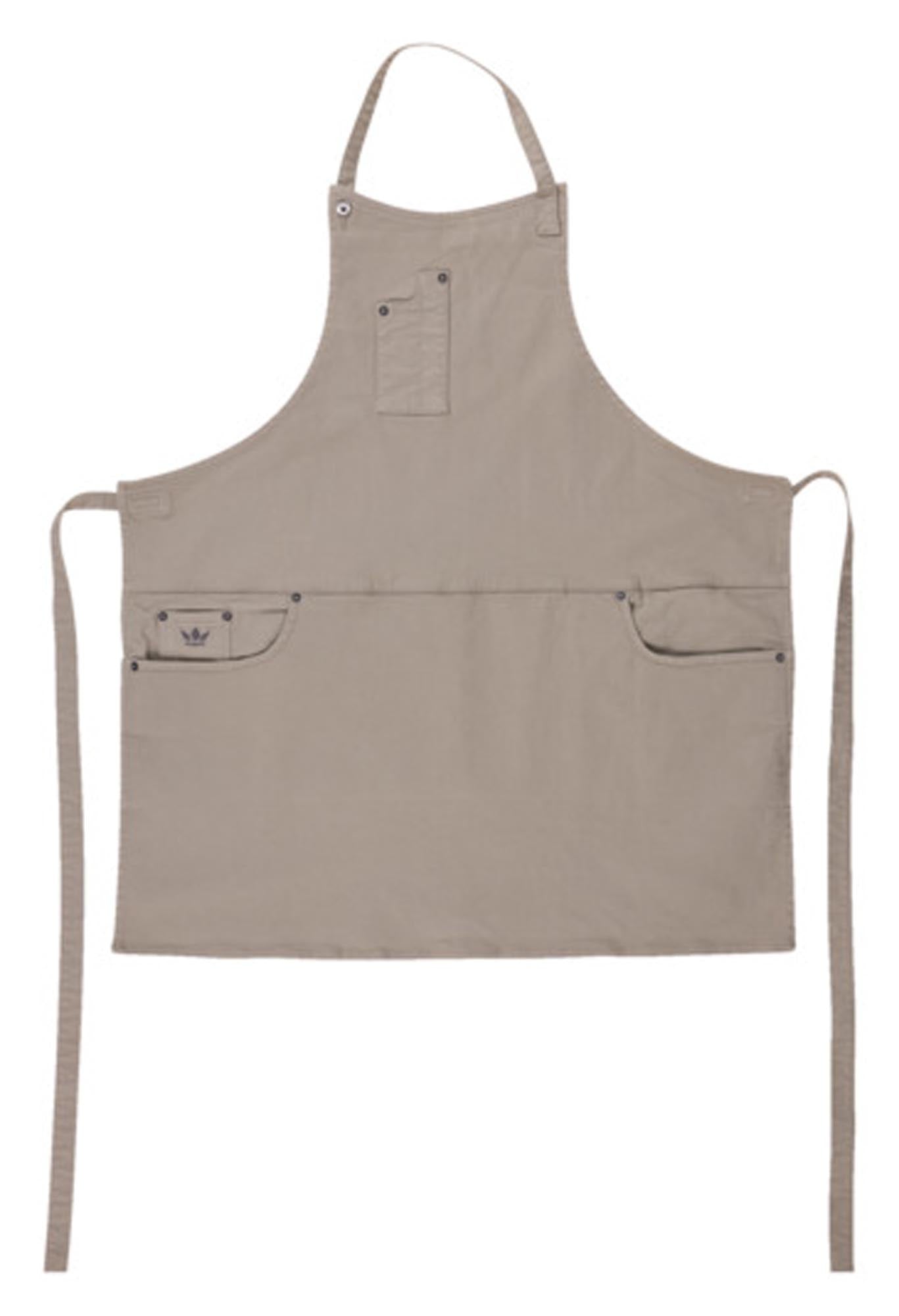 Erleben Sie die stilvolle 5-Pocket Slim Fit Schürze von DUTCHDELUXES. Ideal für Hobby- und Profiköche, bietet sie Funktionalität und elegantes Design.