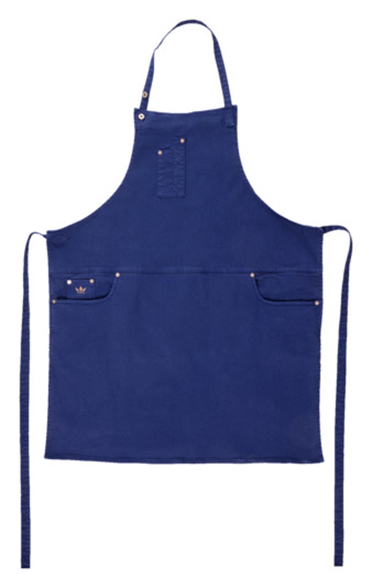 Entdecken Sie die DUTCHDELUXES Schürze 5-Pocket Comfort Fit in azur – stilvoll, funktional und ideal für die Küche oder beim Grillen. Hochwertiges Baumwollgewebe, praktische Taschen und optimaler Tragekomfort.