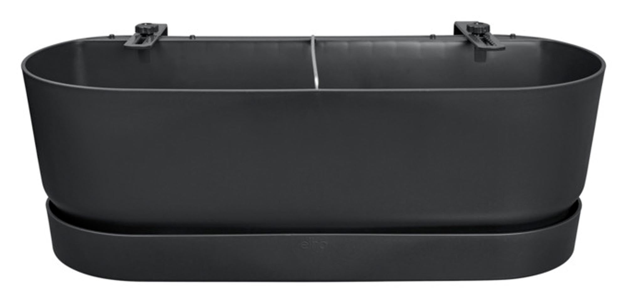 Entdecken Sie den ELHO Balkonkasten Greenville easy balcony living black (52x21x19 cm) – umweltfreundlich, langlebig und ideal für Ihre Pflanzen!