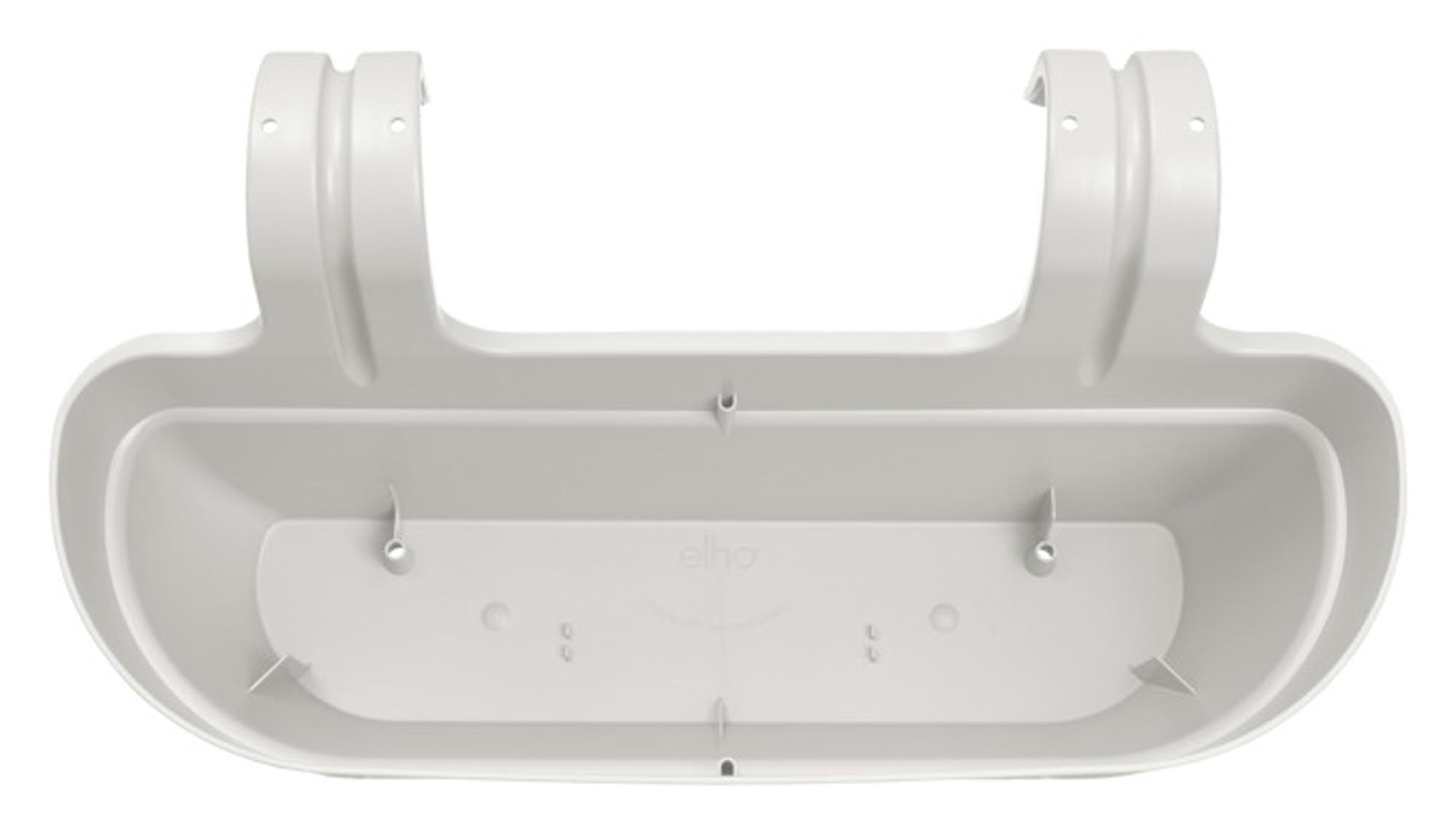 Entdecken Sie den ELHO Balkonkasten Vibia Campana easy hanger L in Weiß (46x46x27 cm) – ideal für blühende Pflanzen und nachhaltige Gartengestaltung.