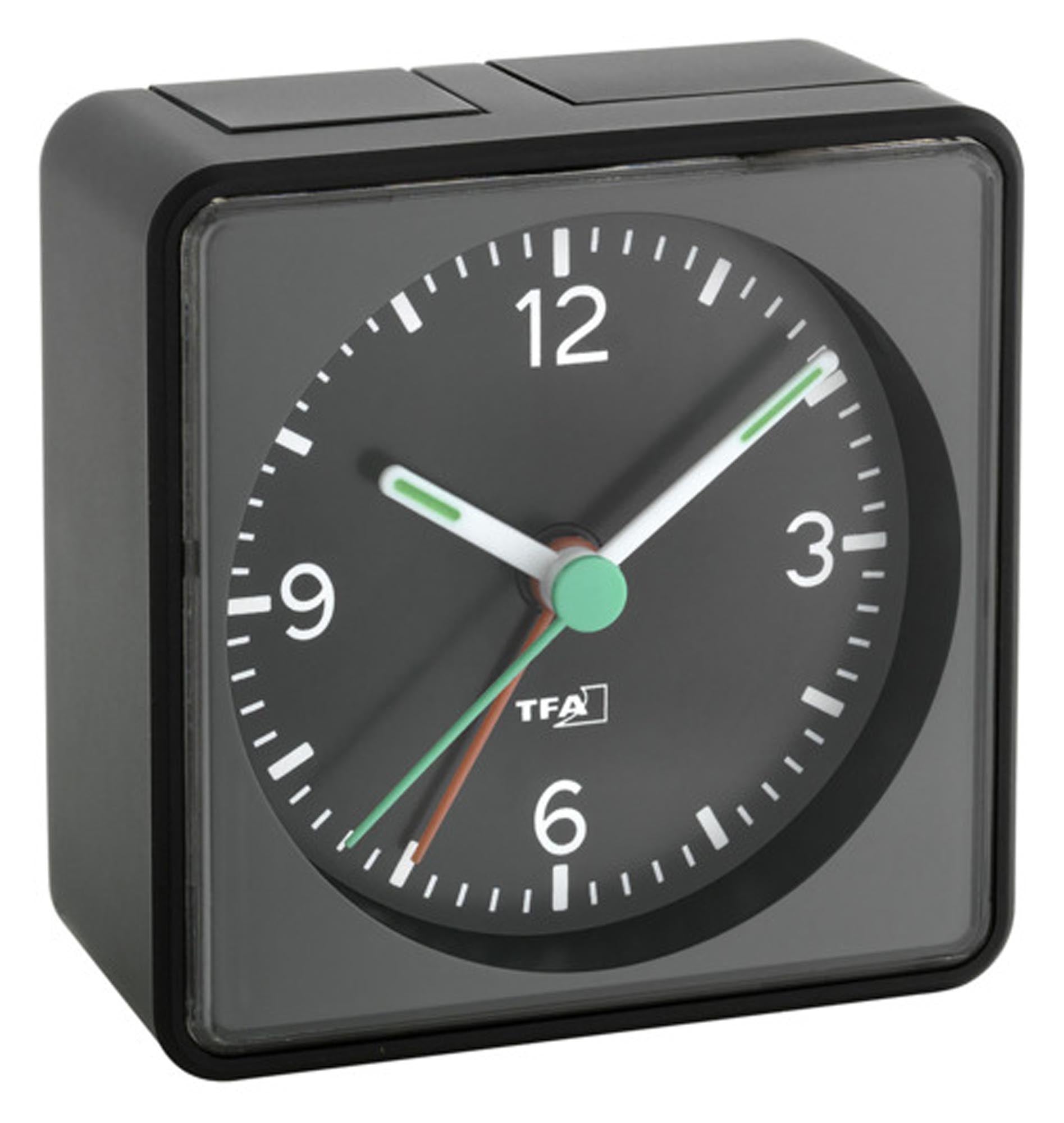 Der TFA Wecker Push bietet sanftes Aufwachen, lautloses Sweep-Laufwerk und praktische Snooze-Funktion. Ideal für erholsamen Schlaf!