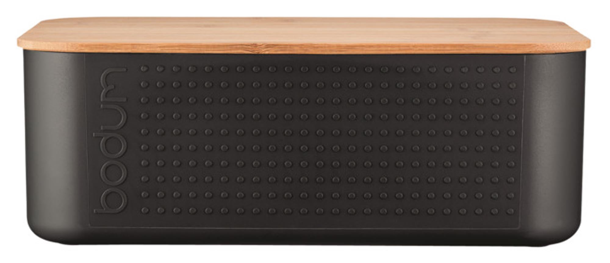 Entdecken Sie die BODUM Brotbox Bistro klein in schwarz (29.4x10.7x19.4 cm) – ideal für frisches Brot, Brötchen und Gebäck. Hochwertig, luftdicht und pflegeleicht!