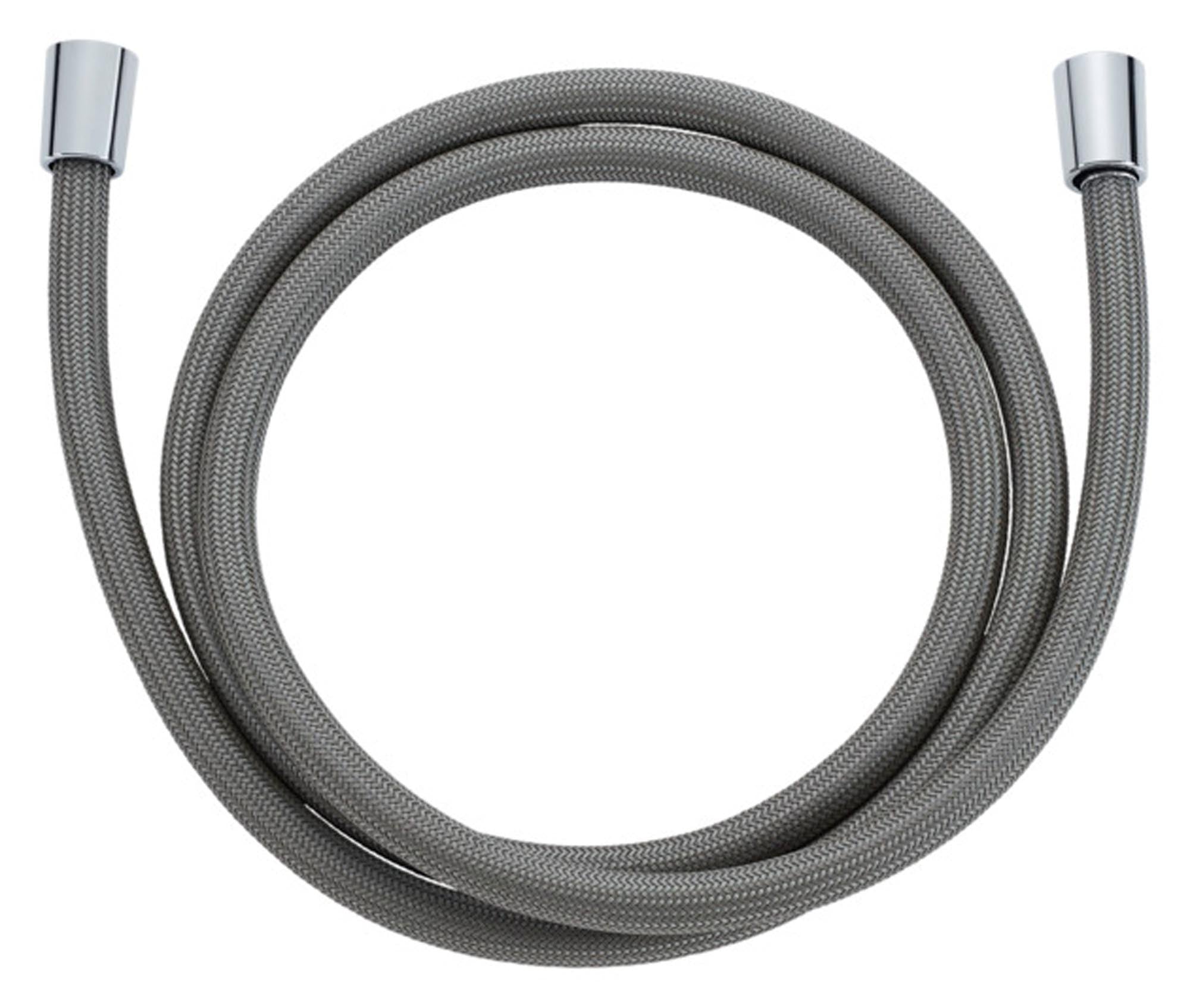 Der Chromalux Zero Brauseschlauch von DIAQUA: 200 cm Flexibilität, verchromter Edelstahl, korrosionsbeständig, stilvoll und einfach zu installieren.